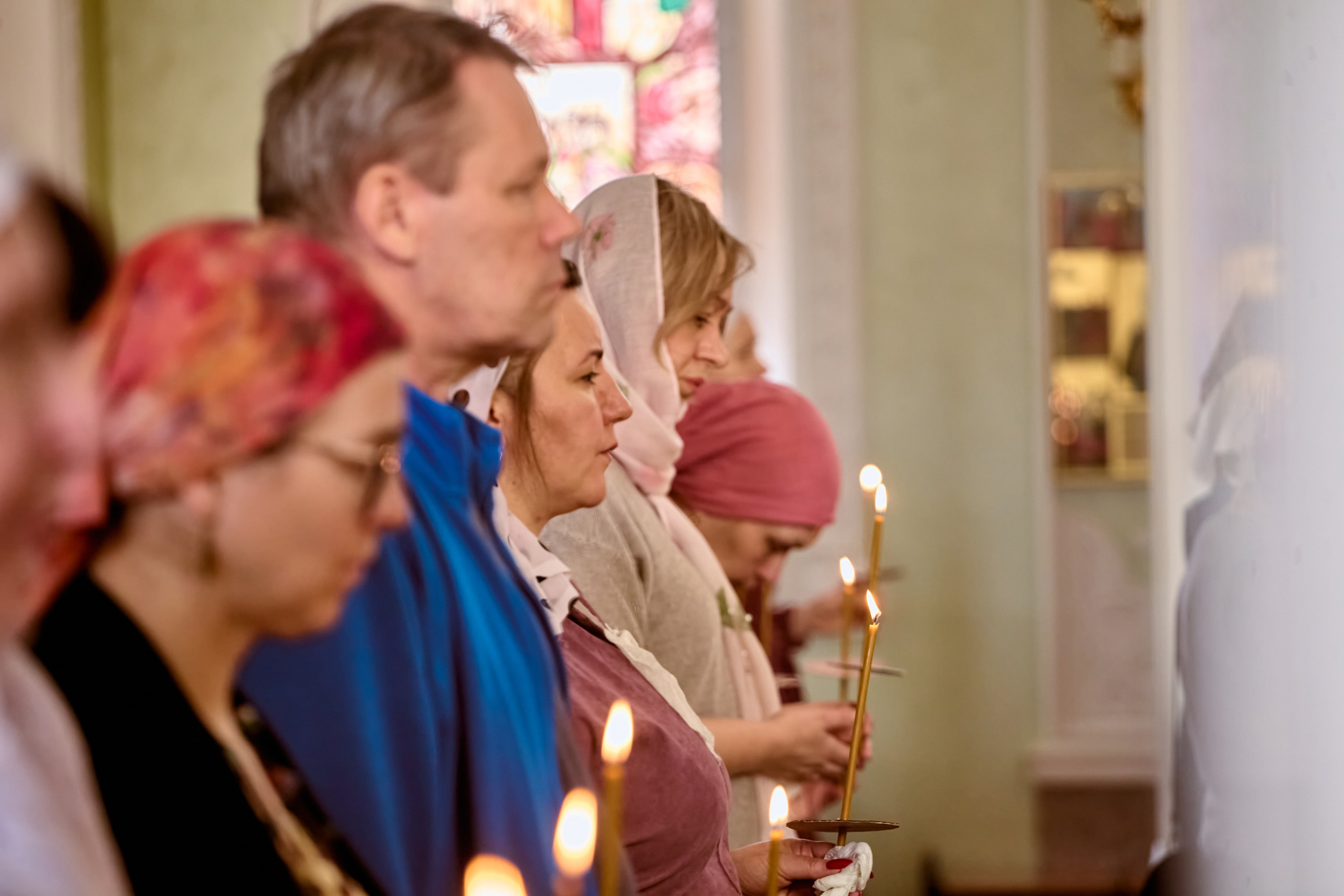 Фото с таинства соборования