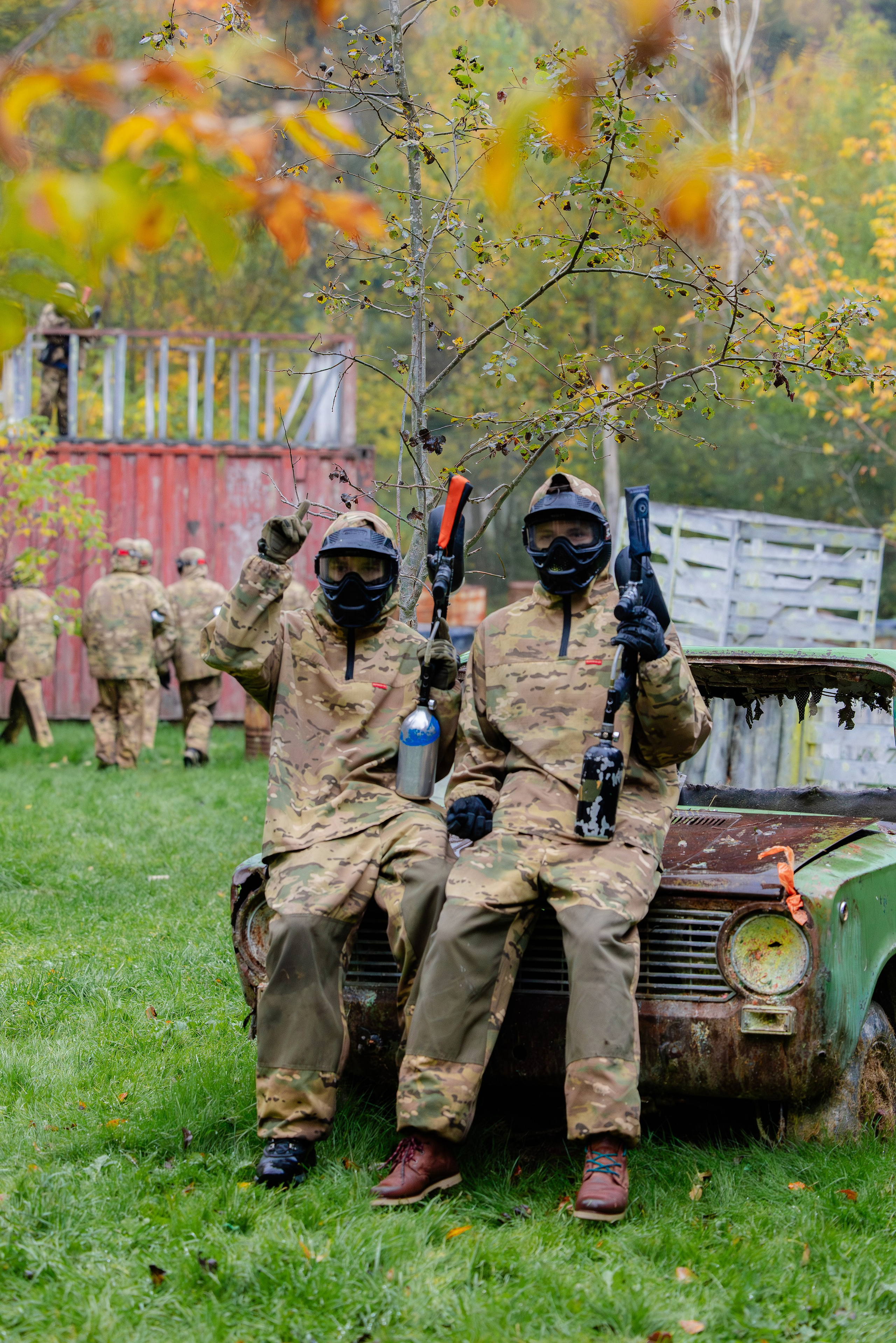 День рождения в пейнтбольном клубе Зарница. Фотограф и режиссер Московко Екатерина
