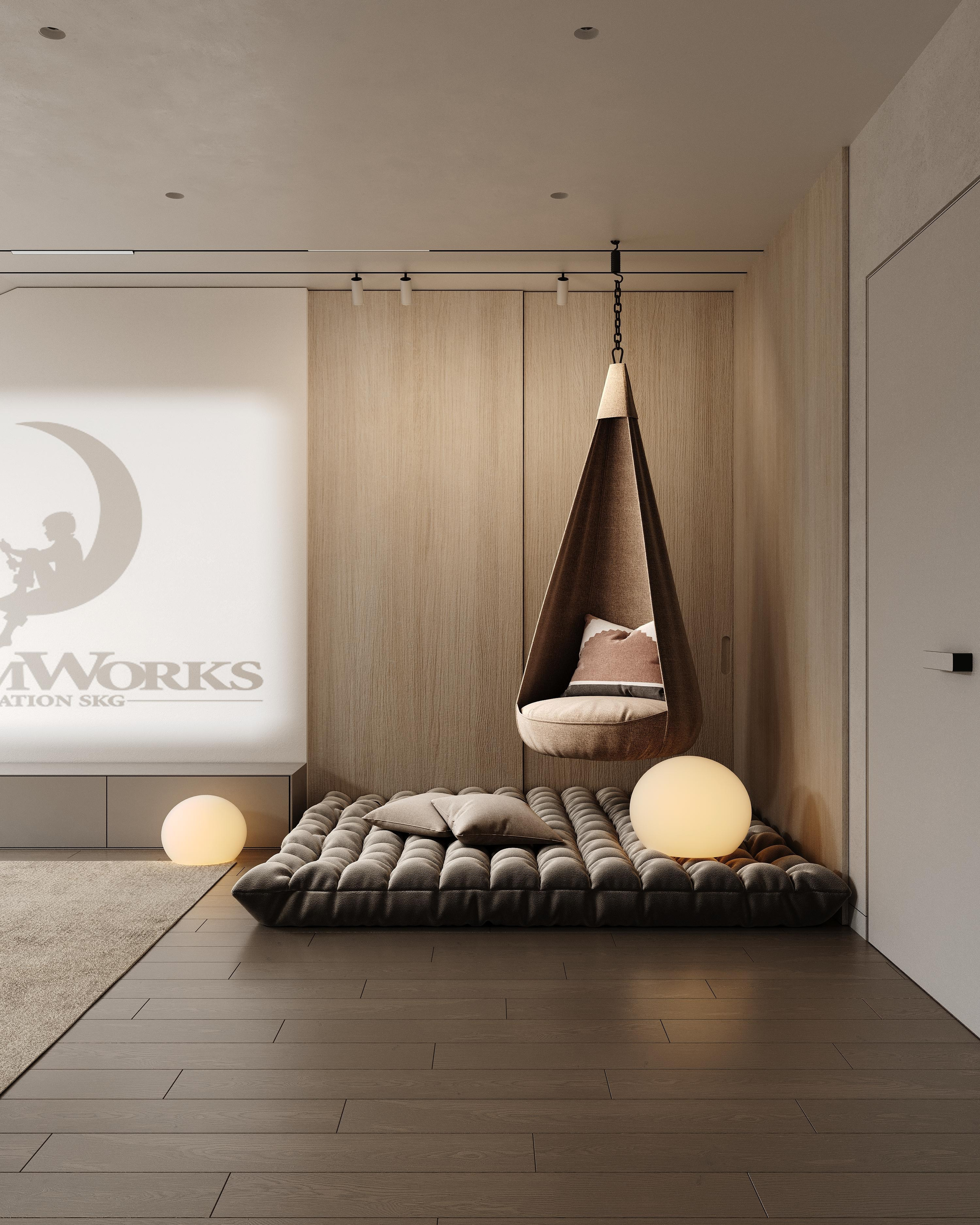 Чердачный этаж. Дизайнер интерьера Еремина Юлия