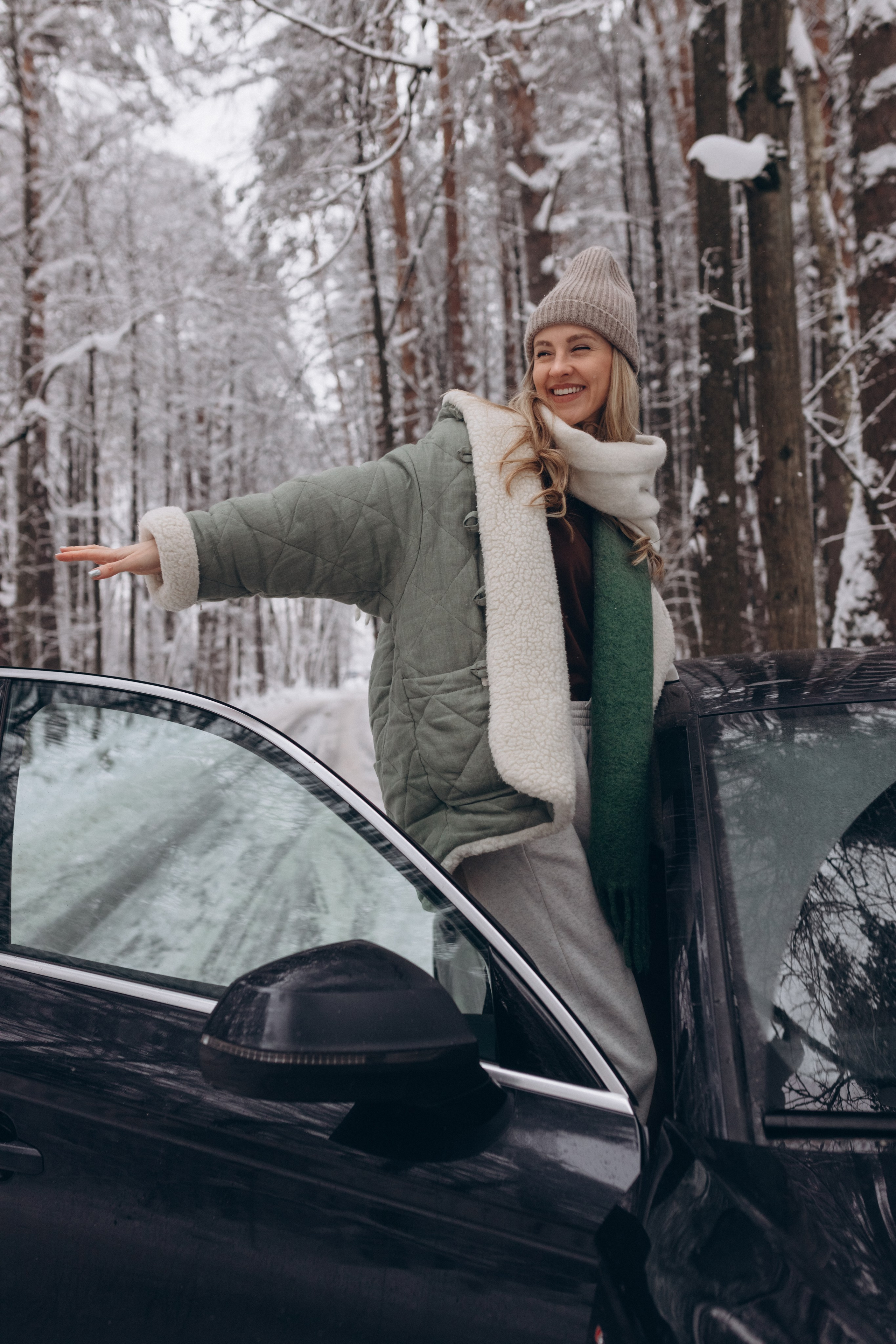 Зима. Лес. Семейный и индивидуальный фотограф в Москве Литинская Екатерина