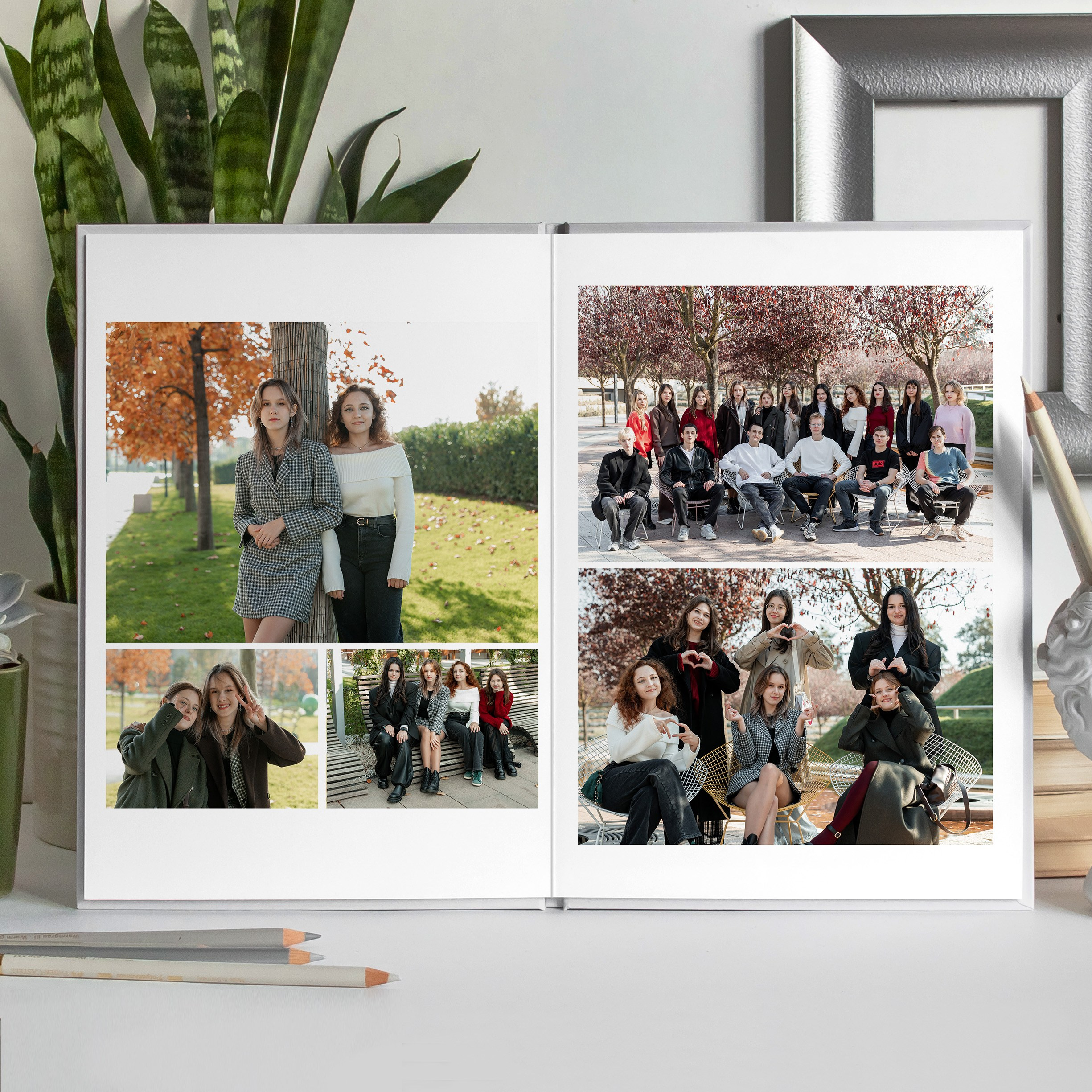 Альбом 9-11 класса (5 разворотов). ФОТОГРАФ ВЫПУСКНЫХ АЛЬБОМОВ в Краснодаре Ворчик Татьяна