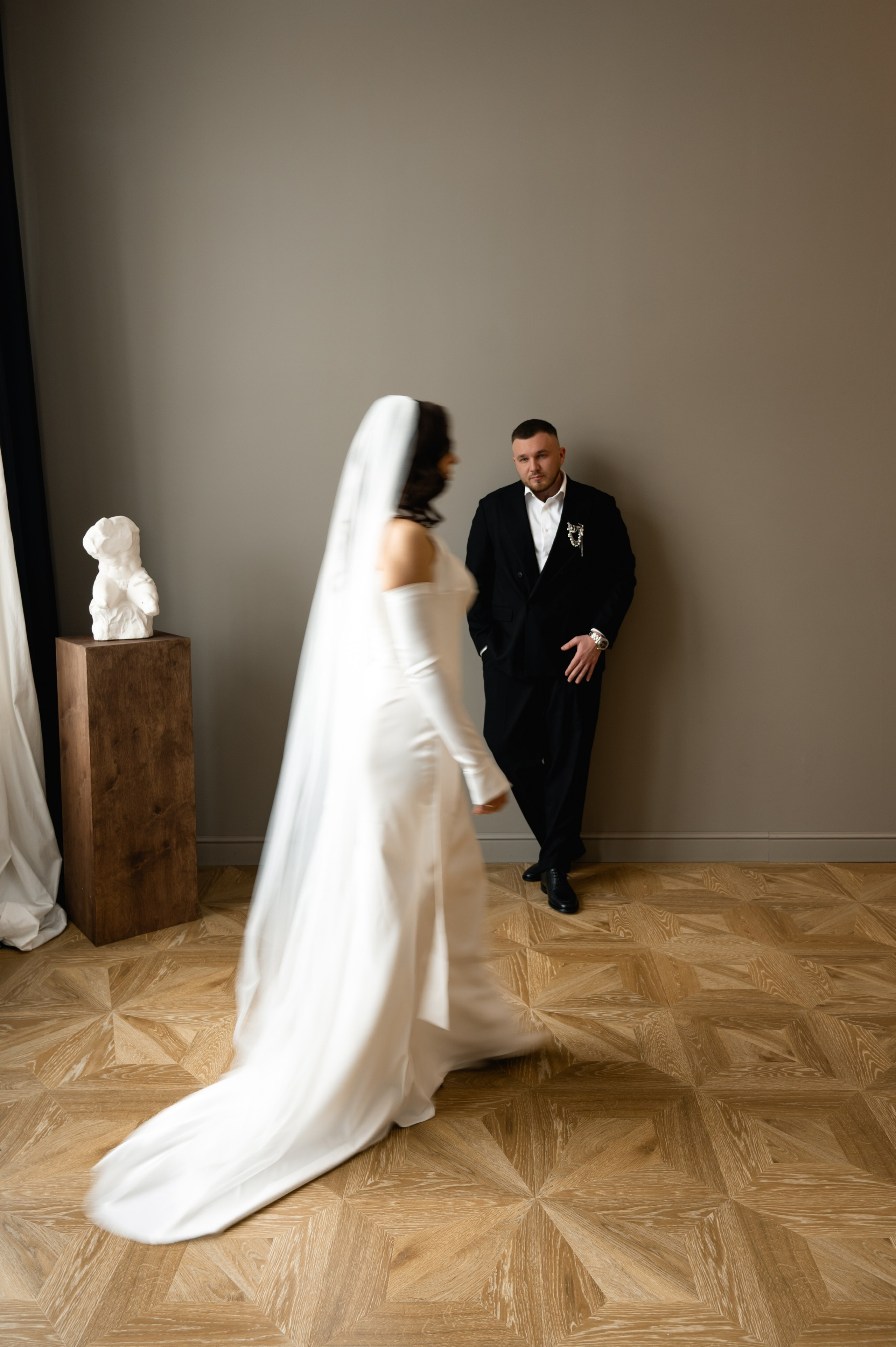 Свадебная фотосессия в студии. Свадебный и семейный фотограф в Краснодаре Алина Мельник