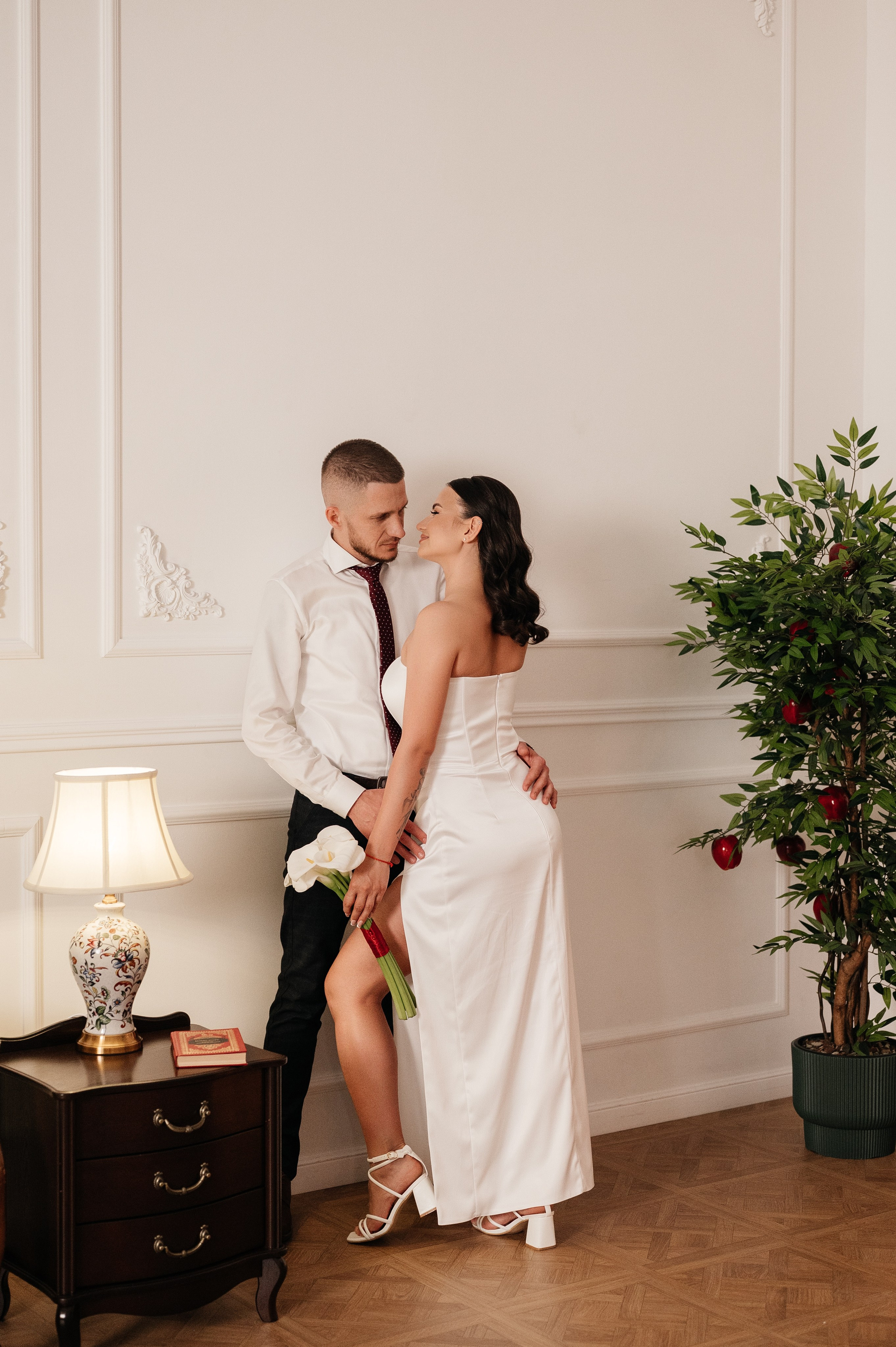 Свадебная фотосессия в студии. Свадебный и семейный фотограф в Краснодаре Алина Мельник