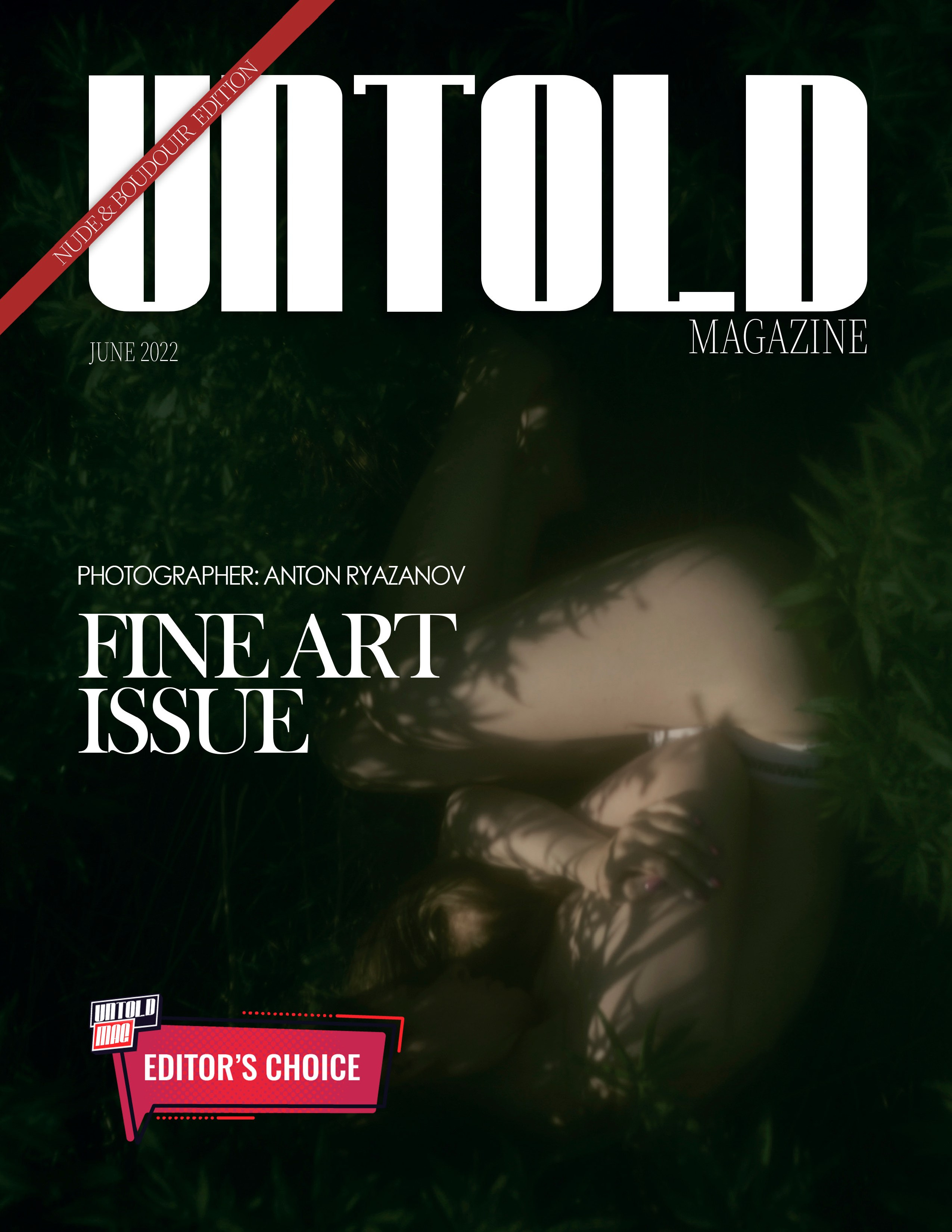 Съёмка для Untold magazine - обложка журнала