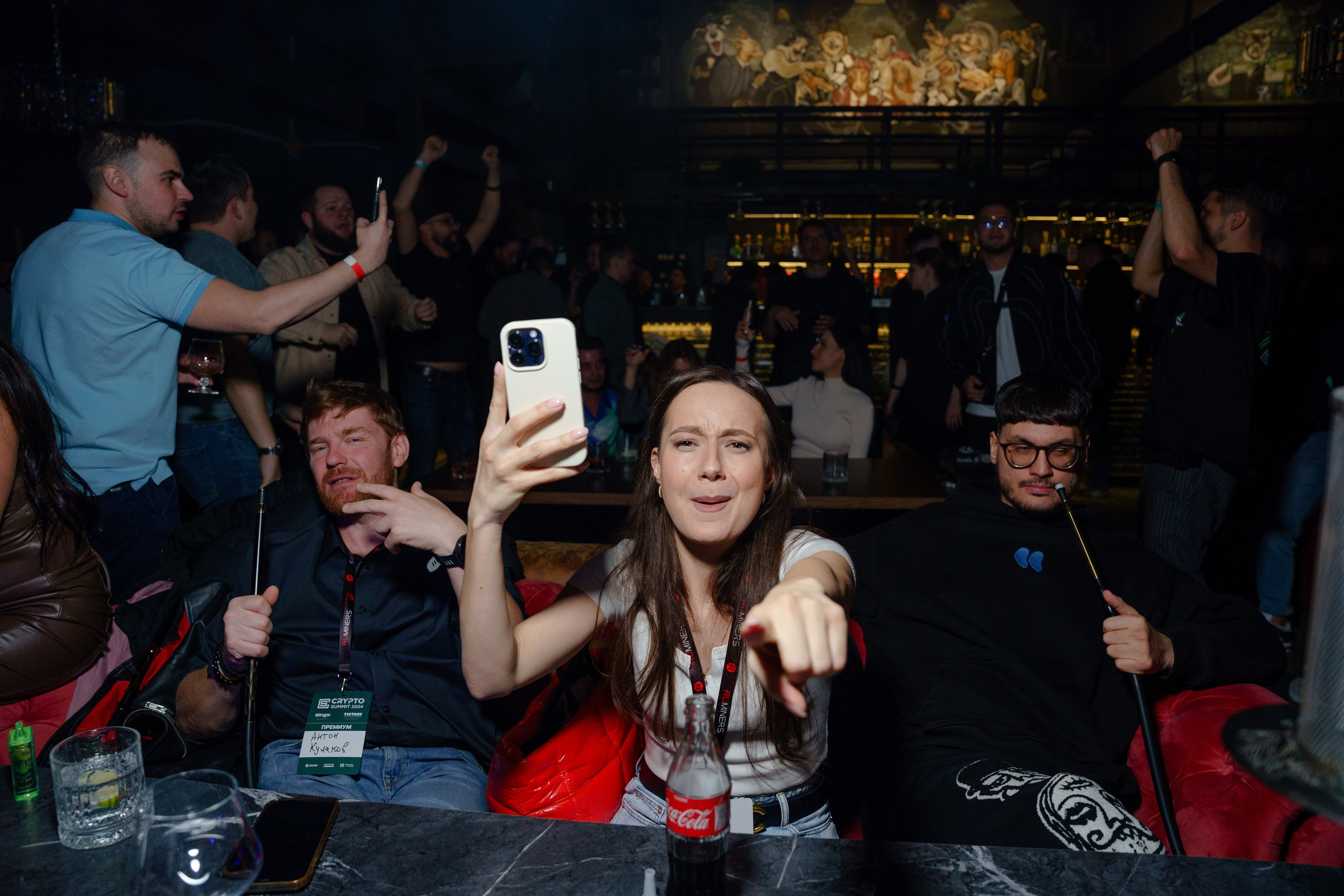 Crypto Summit 2024 After Party в SMOKE DOG. Репортажный фотограф Москва Сергей Дружинин