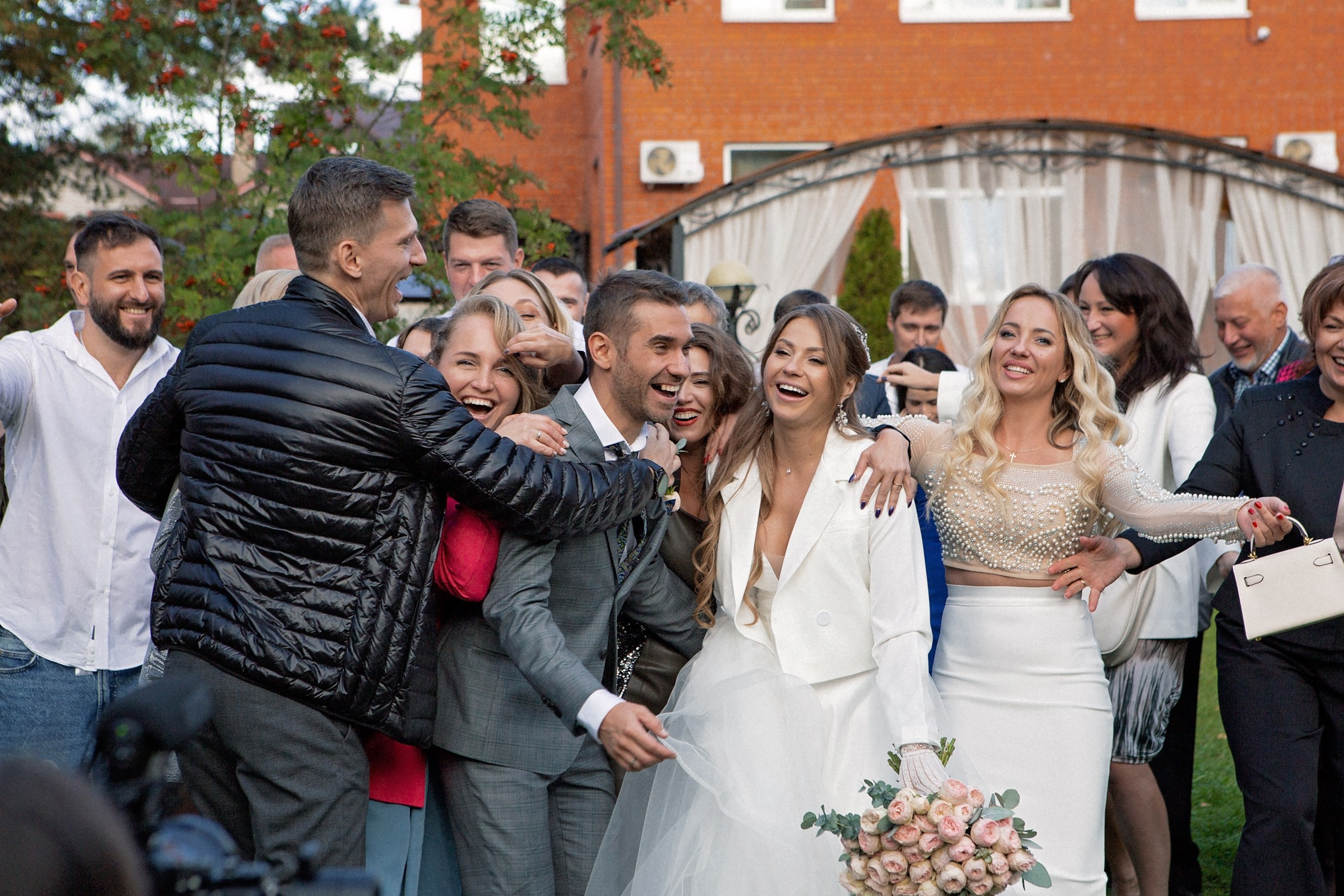 Свадьба с гостями. Свадебный и портретный фотограф Москва