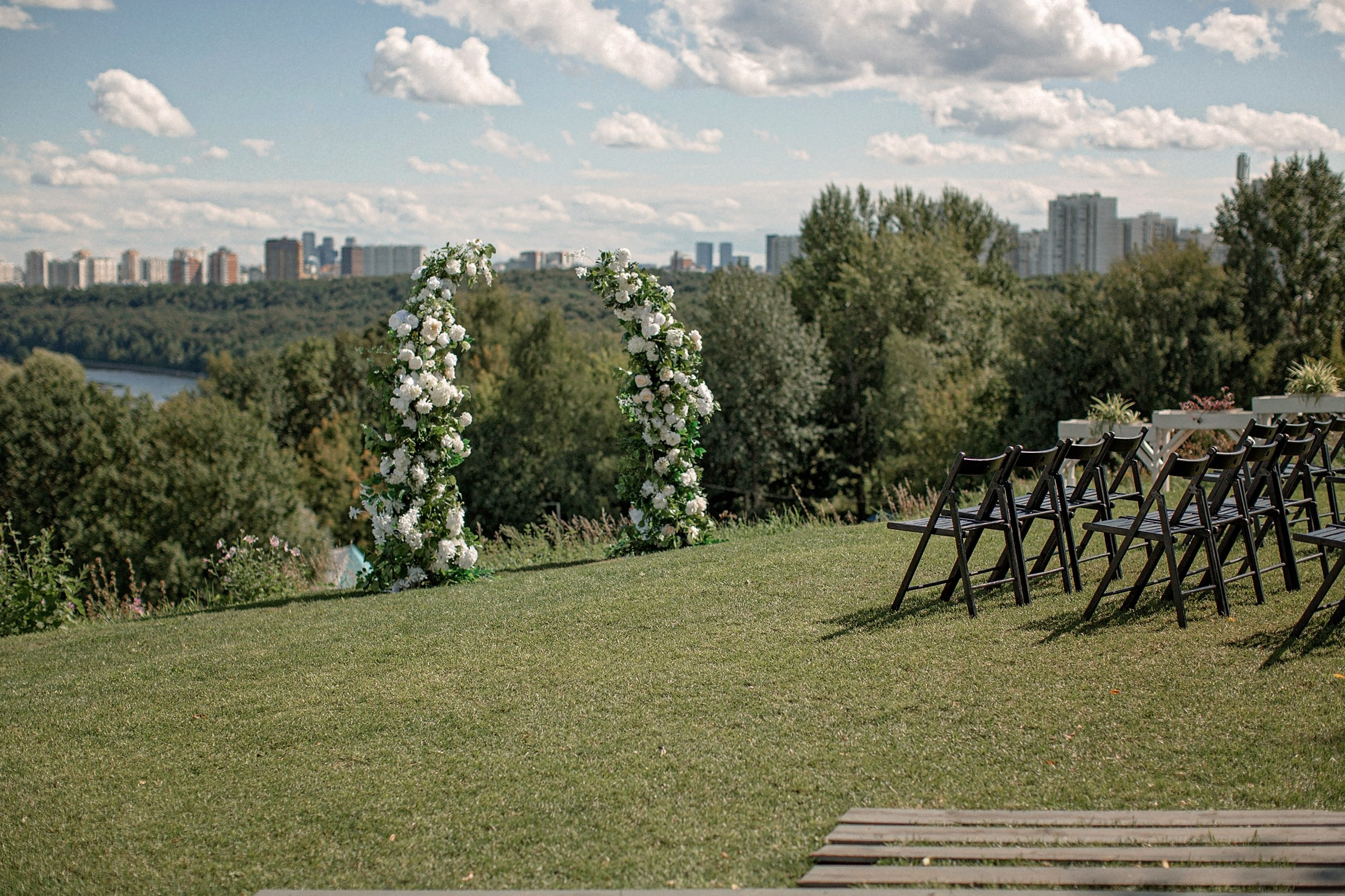 Свадьба на природе. Свадебный и портретный фотограф Москва