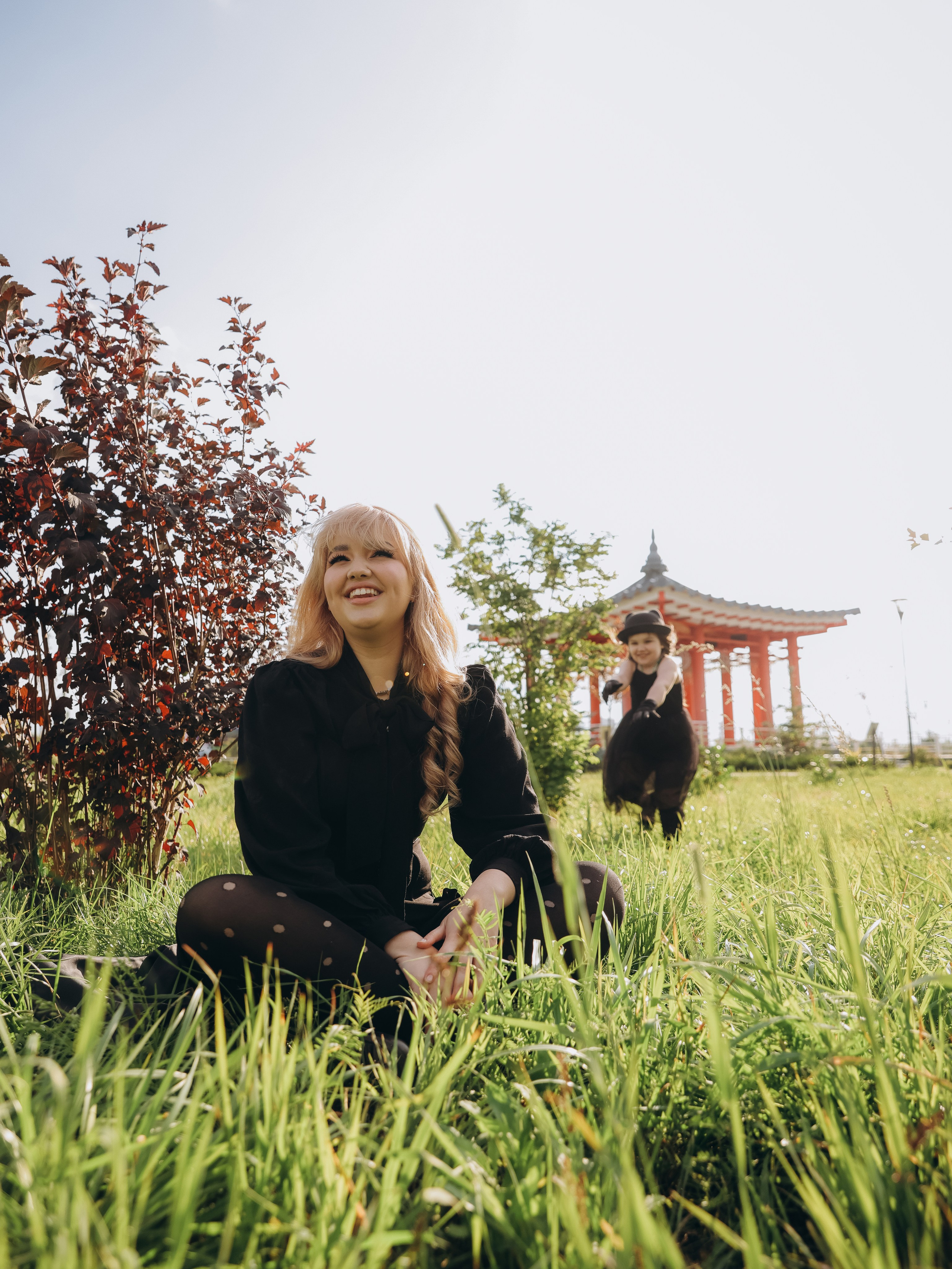 Семья в черном. Мультифотограф Динара Ахмедзянова