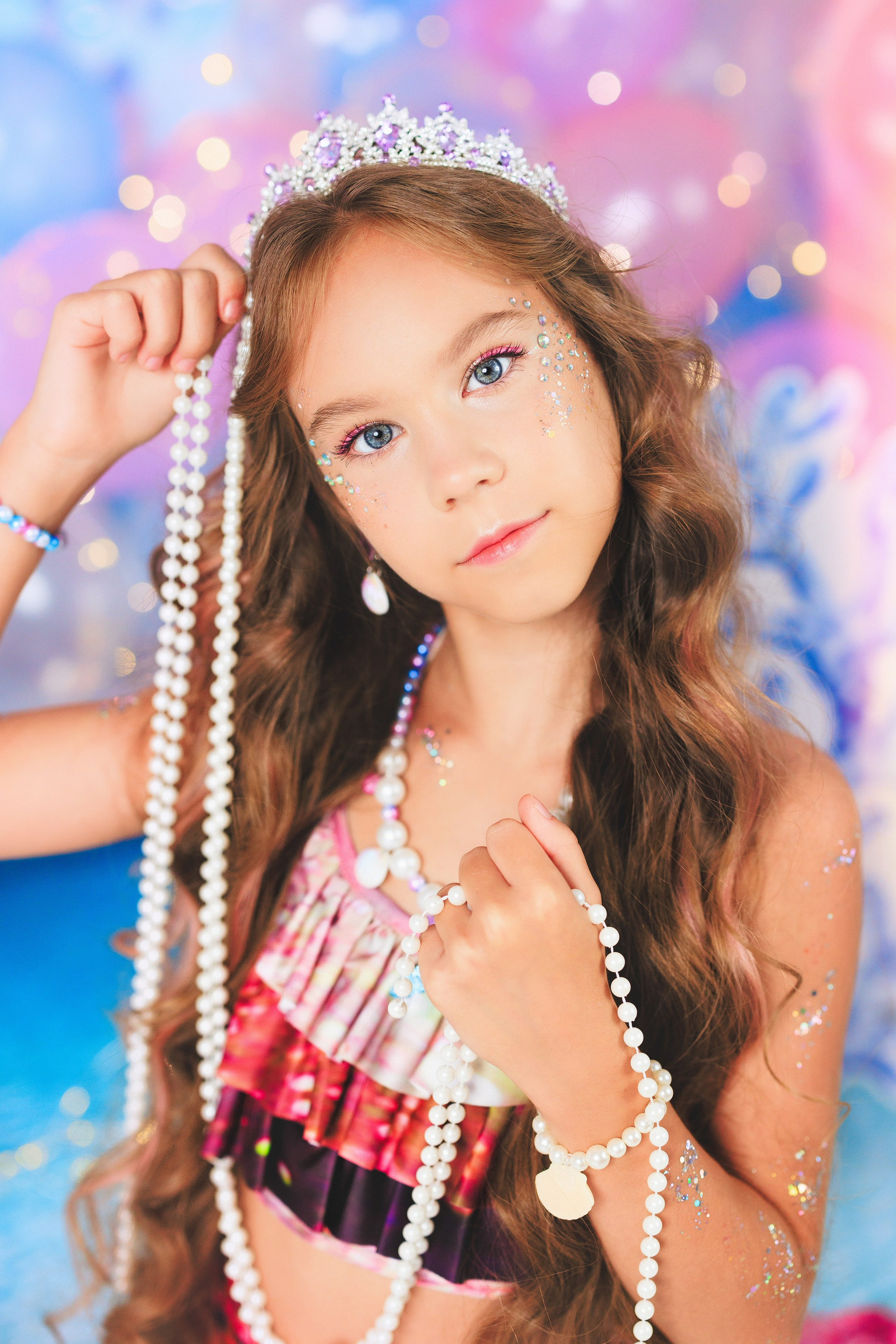 Детская фотосессия в образе «РУСАЛОЧКА», город Краснодар. Семейный и детский фотограф в Краснодаре Анна Трашкова