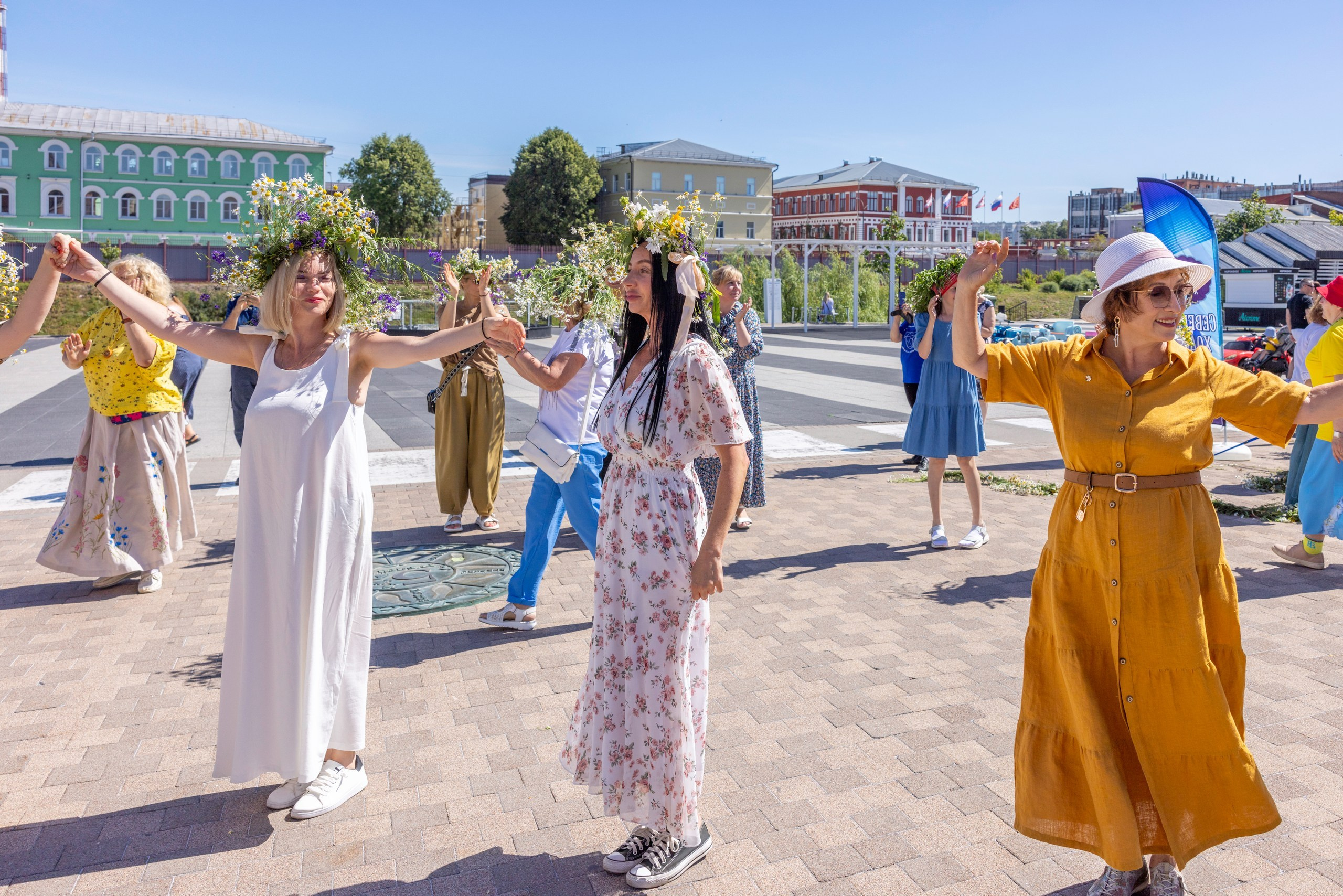 Фестиваль «Ромашковый хоровод». Северная ходьба. Фотограф в Туле Крупский АнДРей. Фотостудия «КАДР71» в Туле