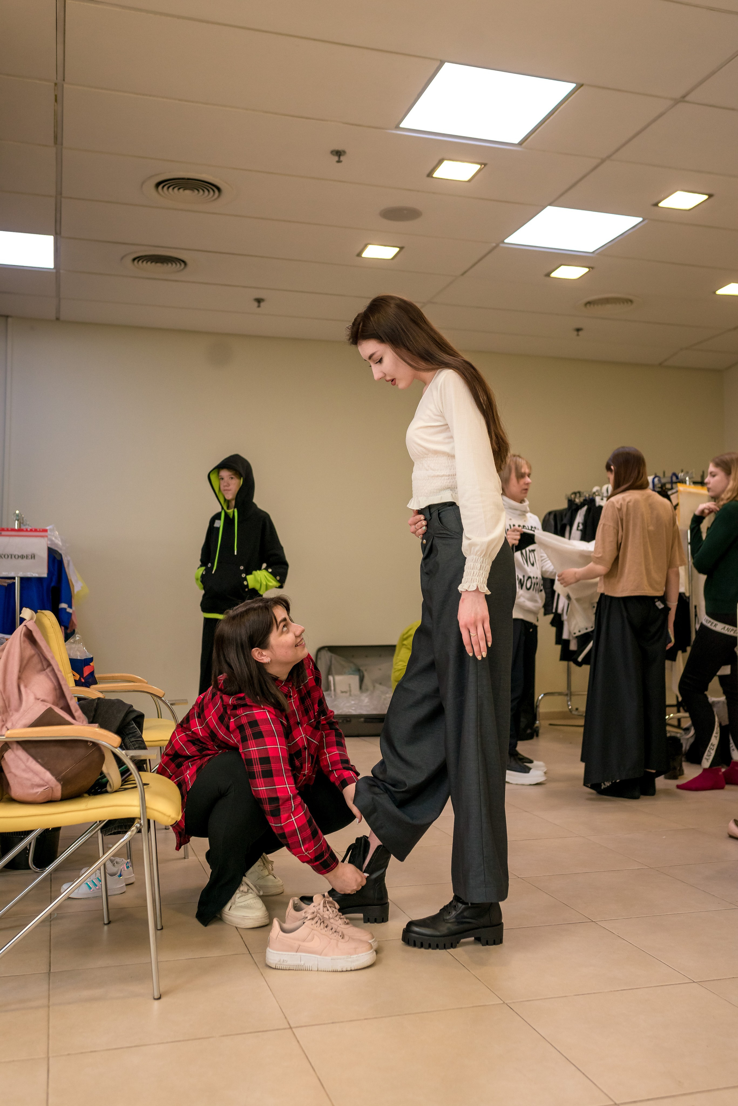 Репетиция показа мод в Москве 2022 г. Женский фотограф Крещение Венчание Москва Брянск