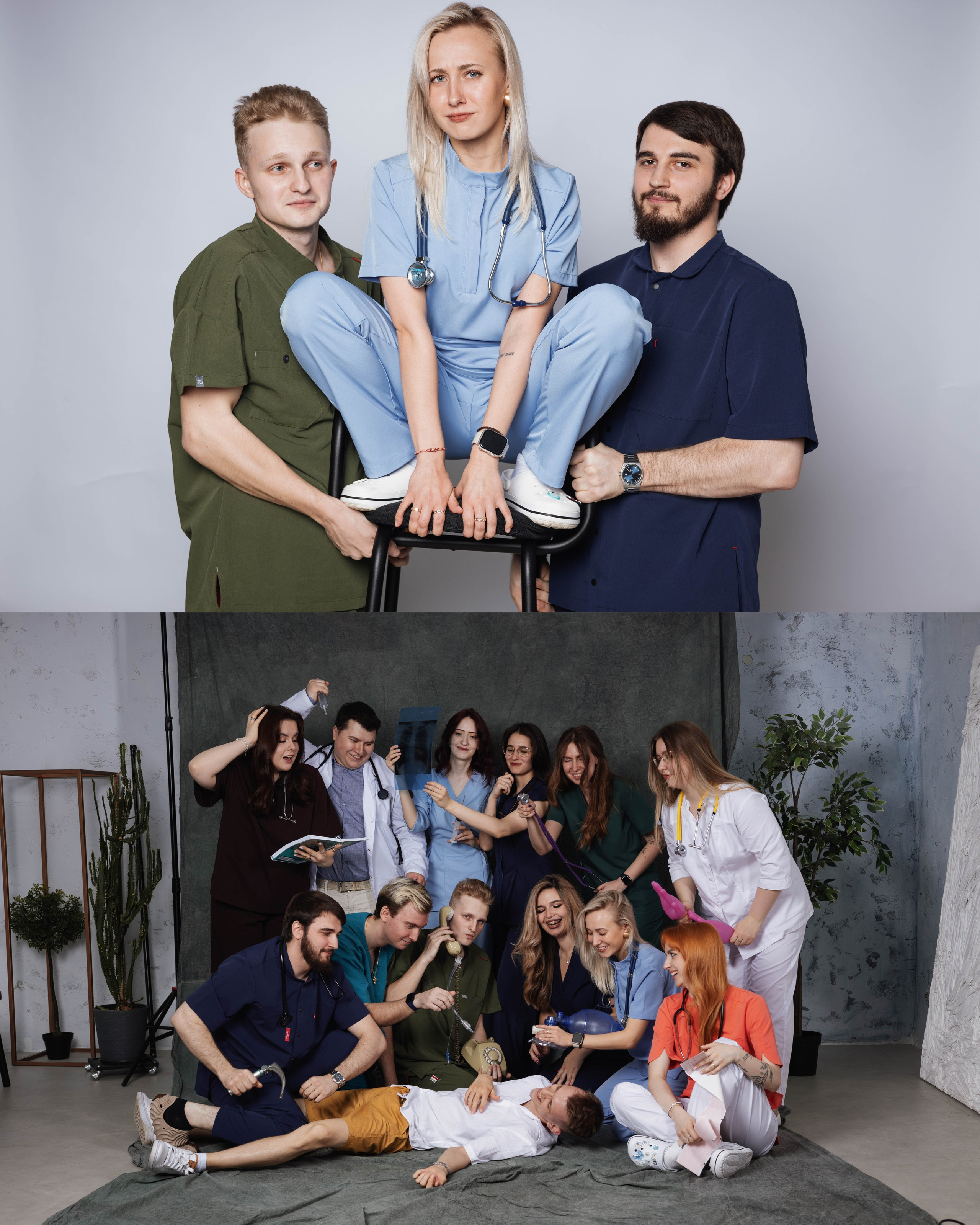 РосУниМед, Лечебный факультет, 12 группа. Индивидуальный фотограф в Москве