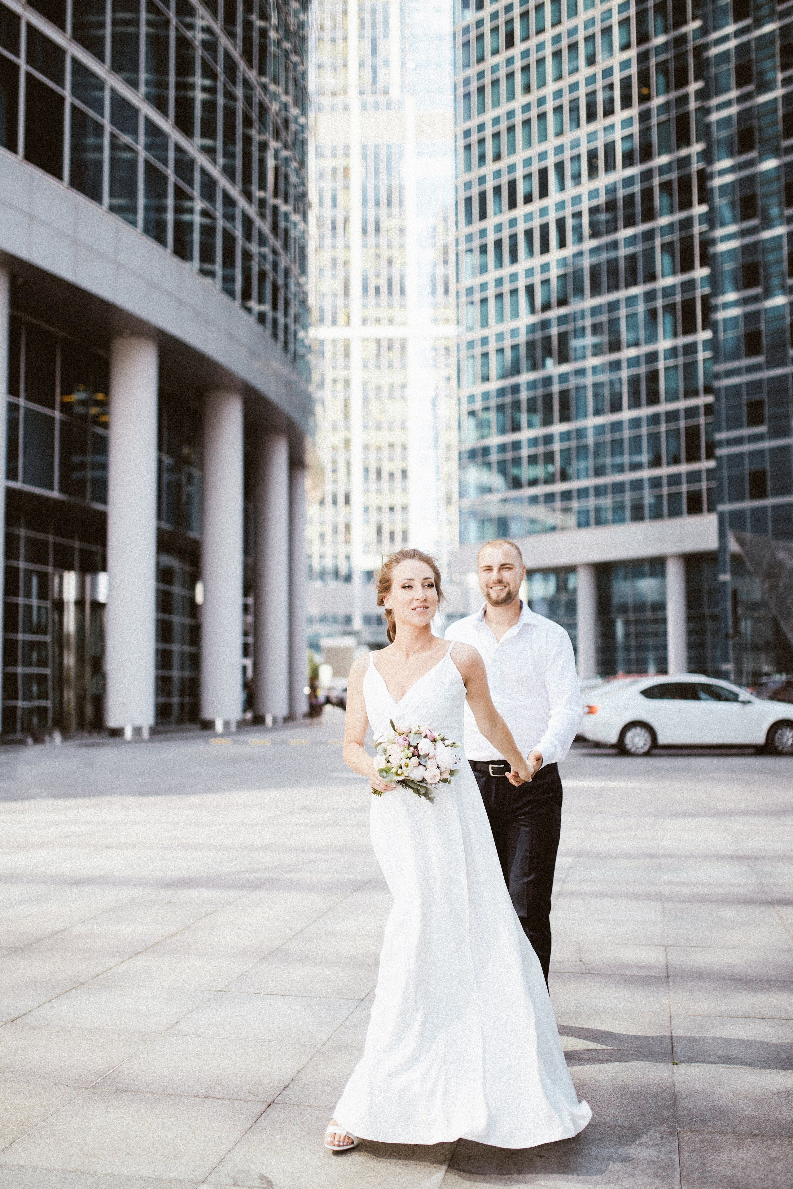 Свадьба в Сити. Портретный фотограф в Москве Мария Варлей