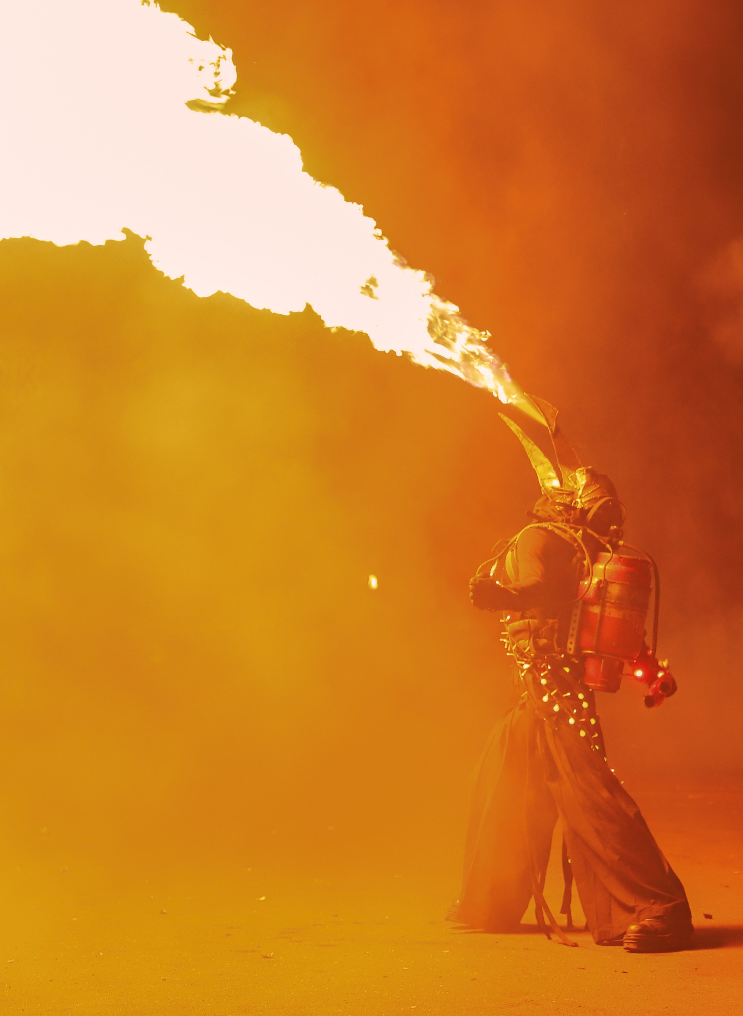 Съемки каскадерских шоу