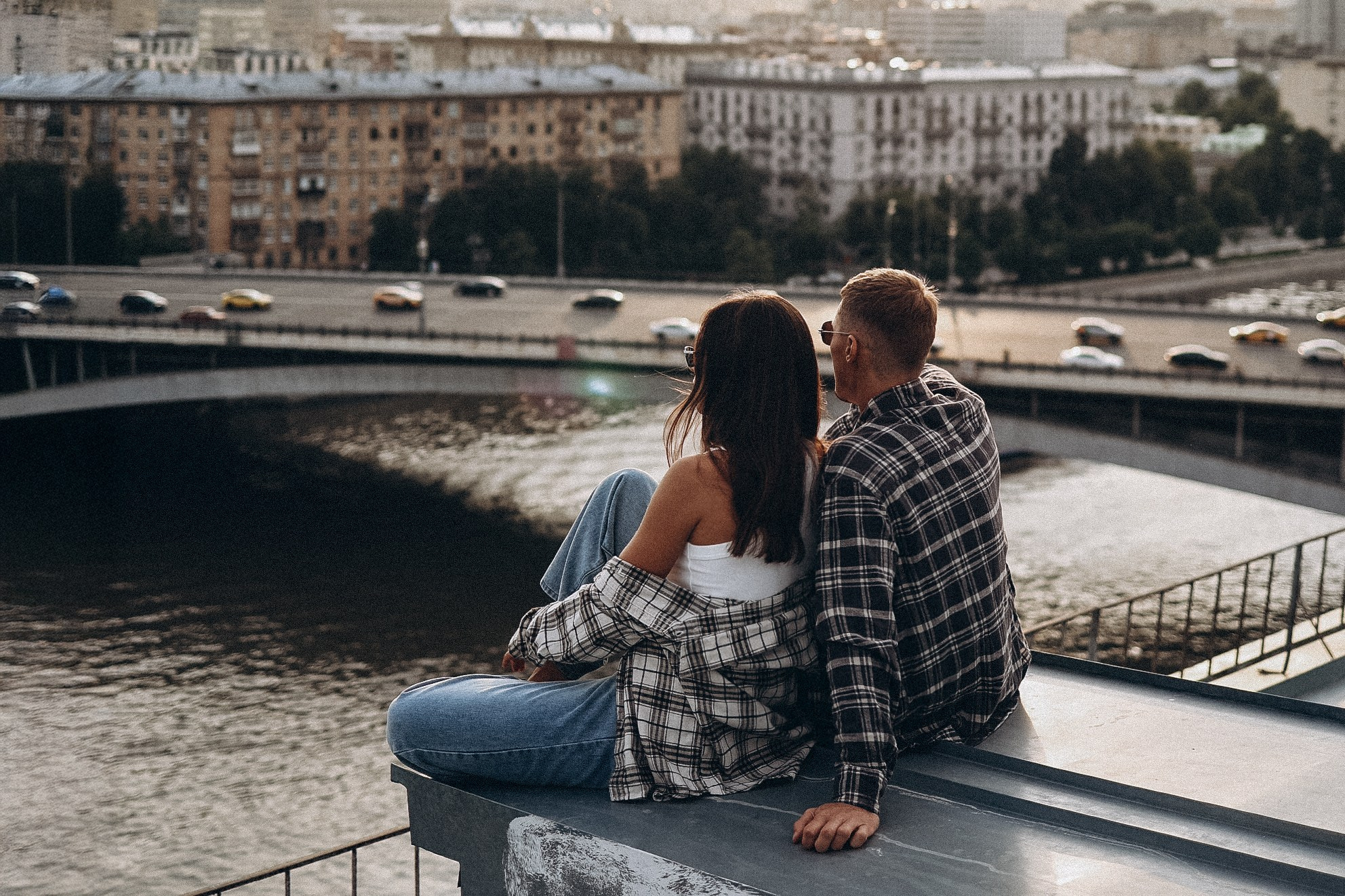 Виолетта и Макс на крыше. Семейный фотограф в Москве Марина Петра