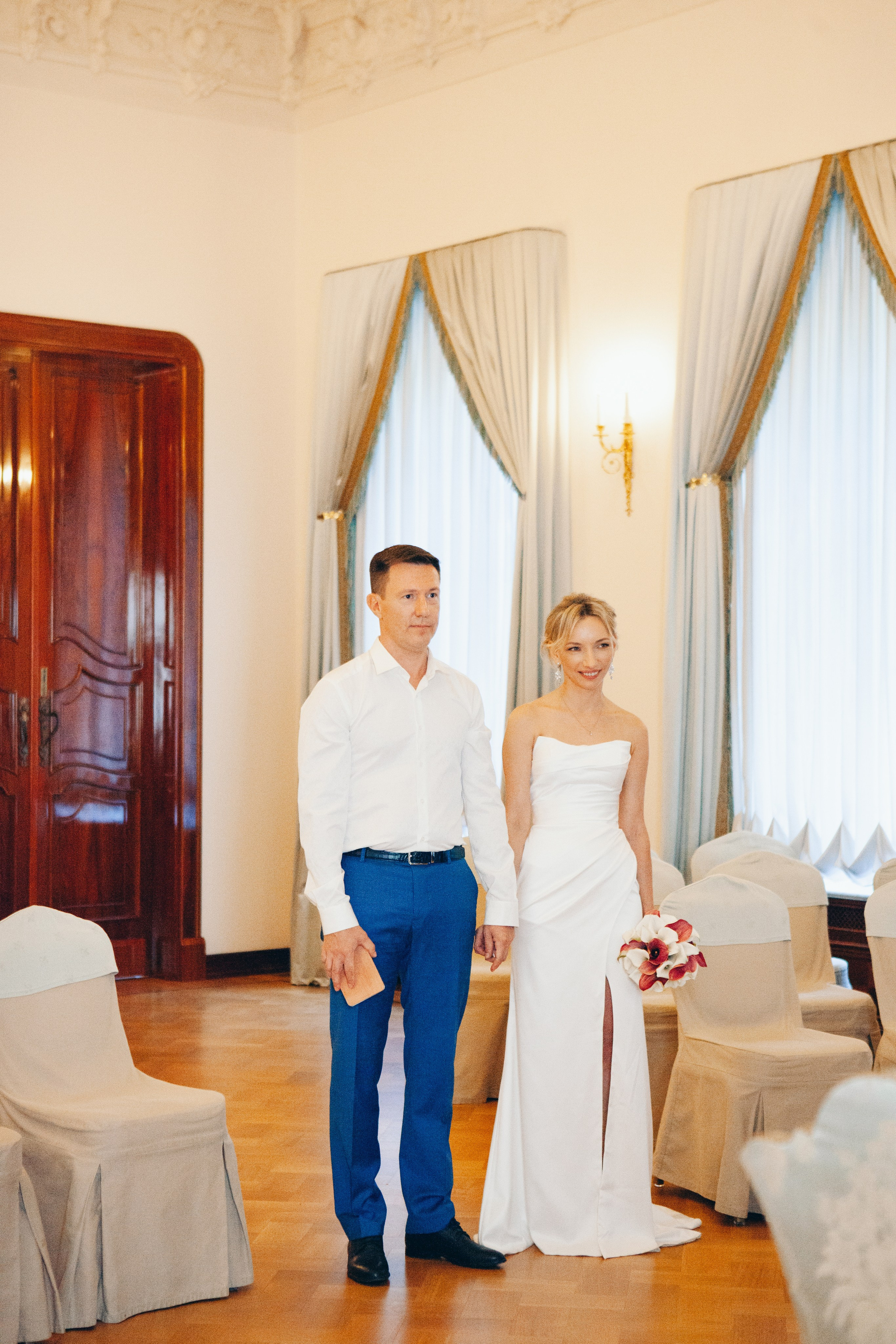 Утро невесты и фотосессия в гостинице radisson collection hotel moscow бывшая гостиница украина. Фотограф Ольга Ефремова