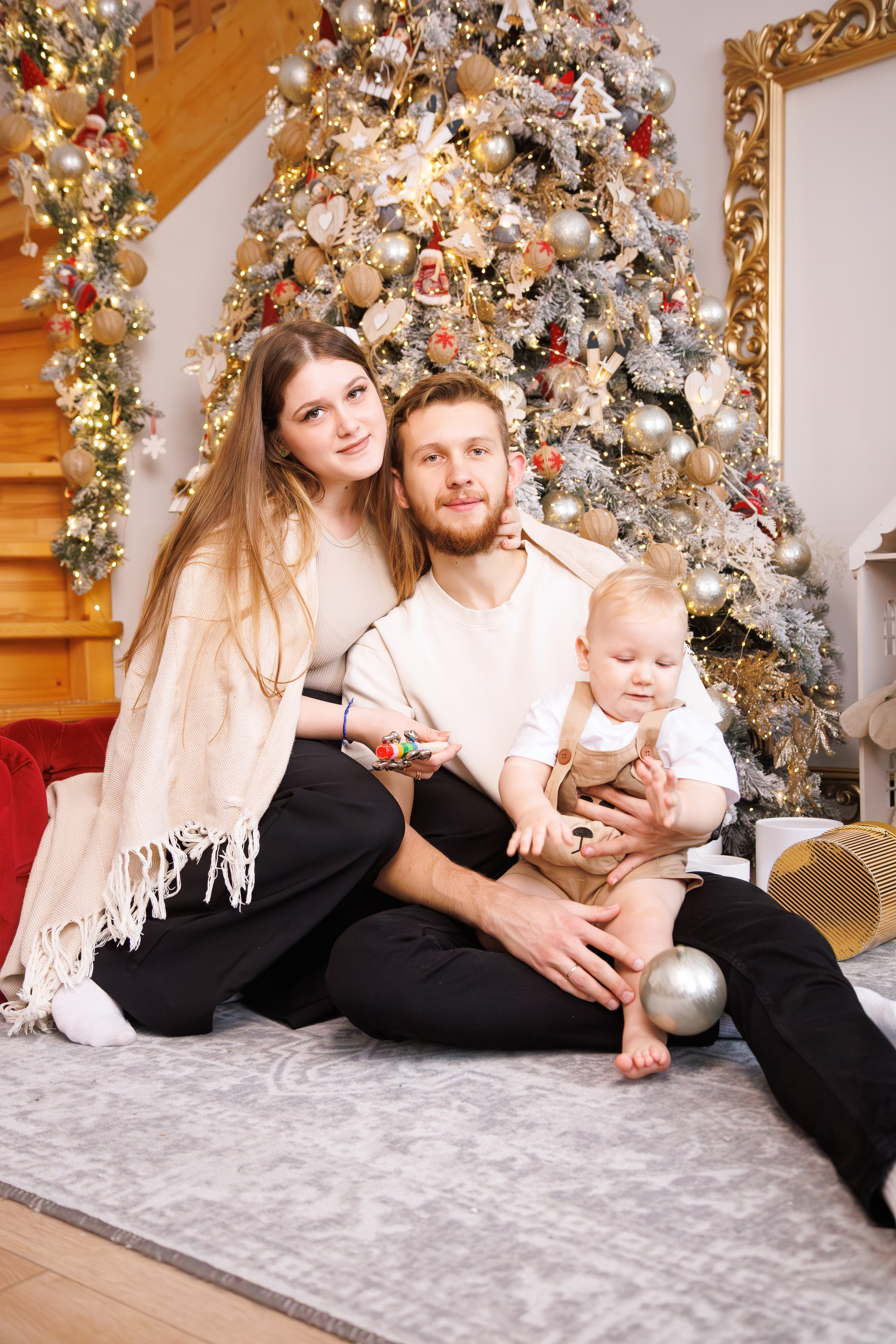 Семейная + новогодняя. Анастасия, Фотограф женского портрета и беременности в стиле vogue