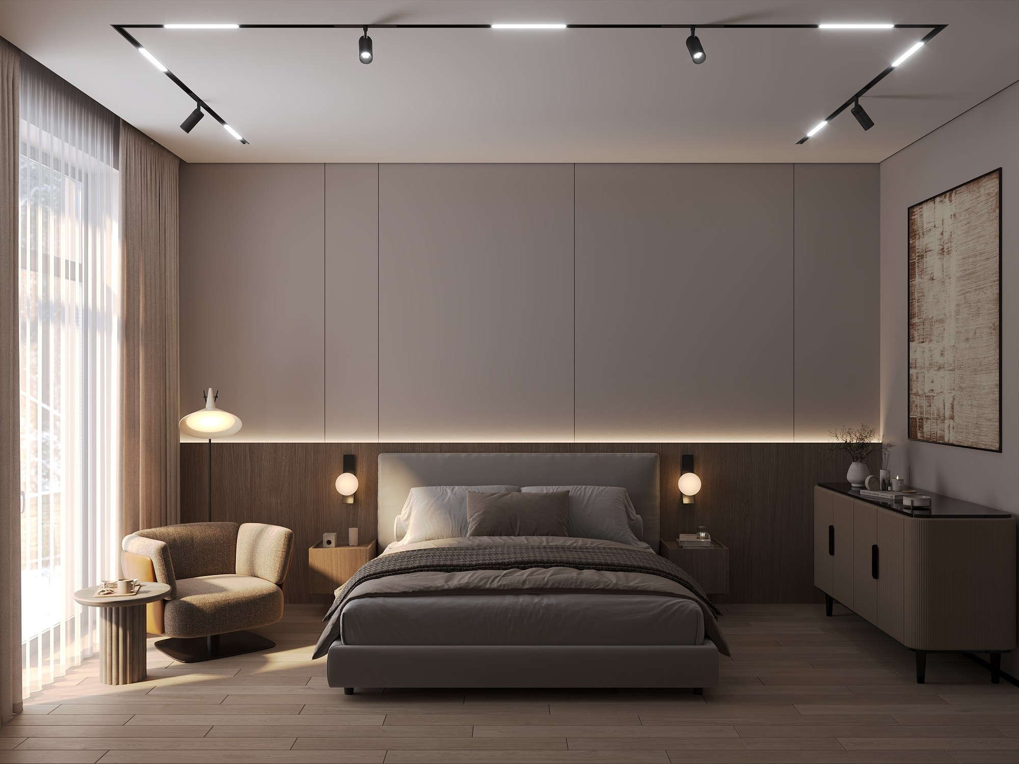 Загородный дом 191,6 м². БК студия дизайна интерьера