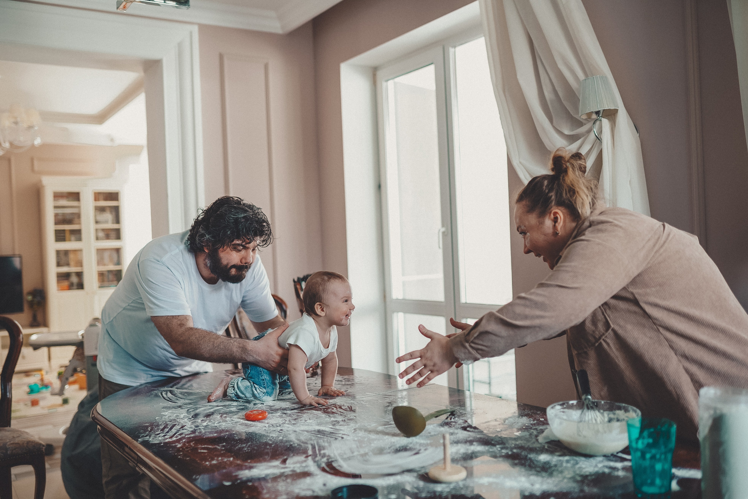 Василиса, Даша и Сережа. Семейный lifestyle фотограф Наталья Разгуляева в Москве