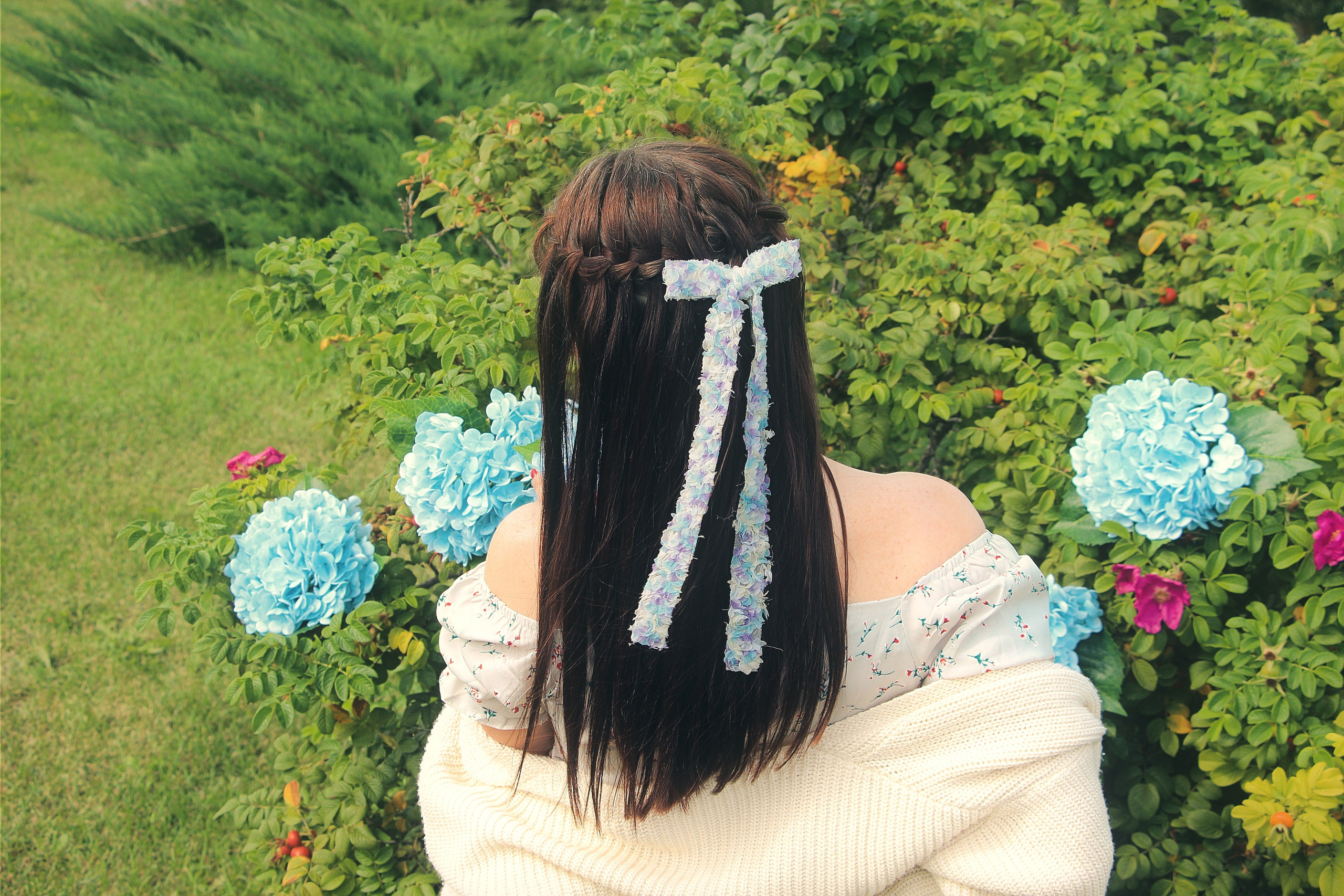 Прогулка Елены с букетом Гортензии…. Творческая, семейная Фотосъемка ДоброДарова Елена Омск