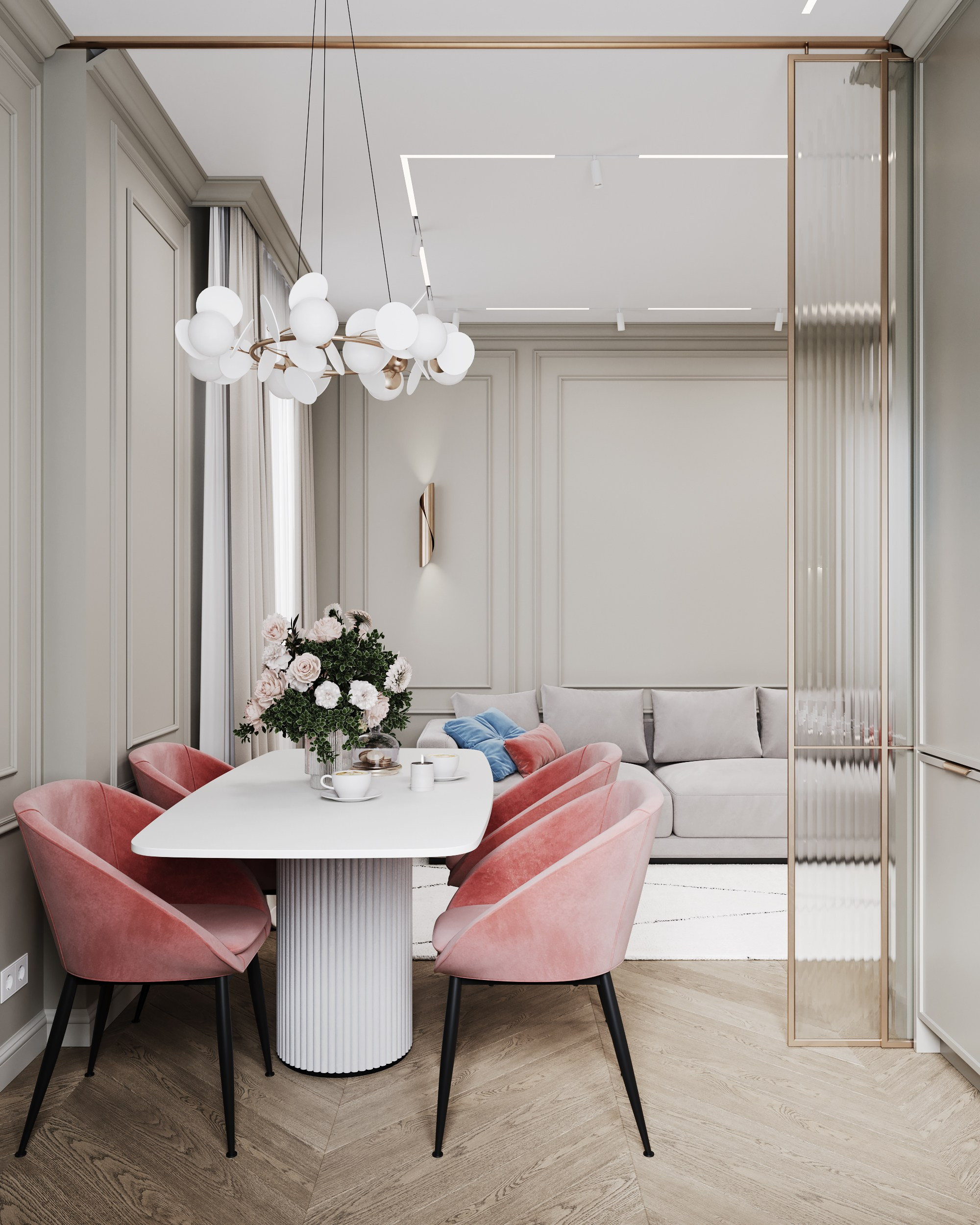 Color Classic. Дизайн интерьера | 3D визуализация | Миланская Марина