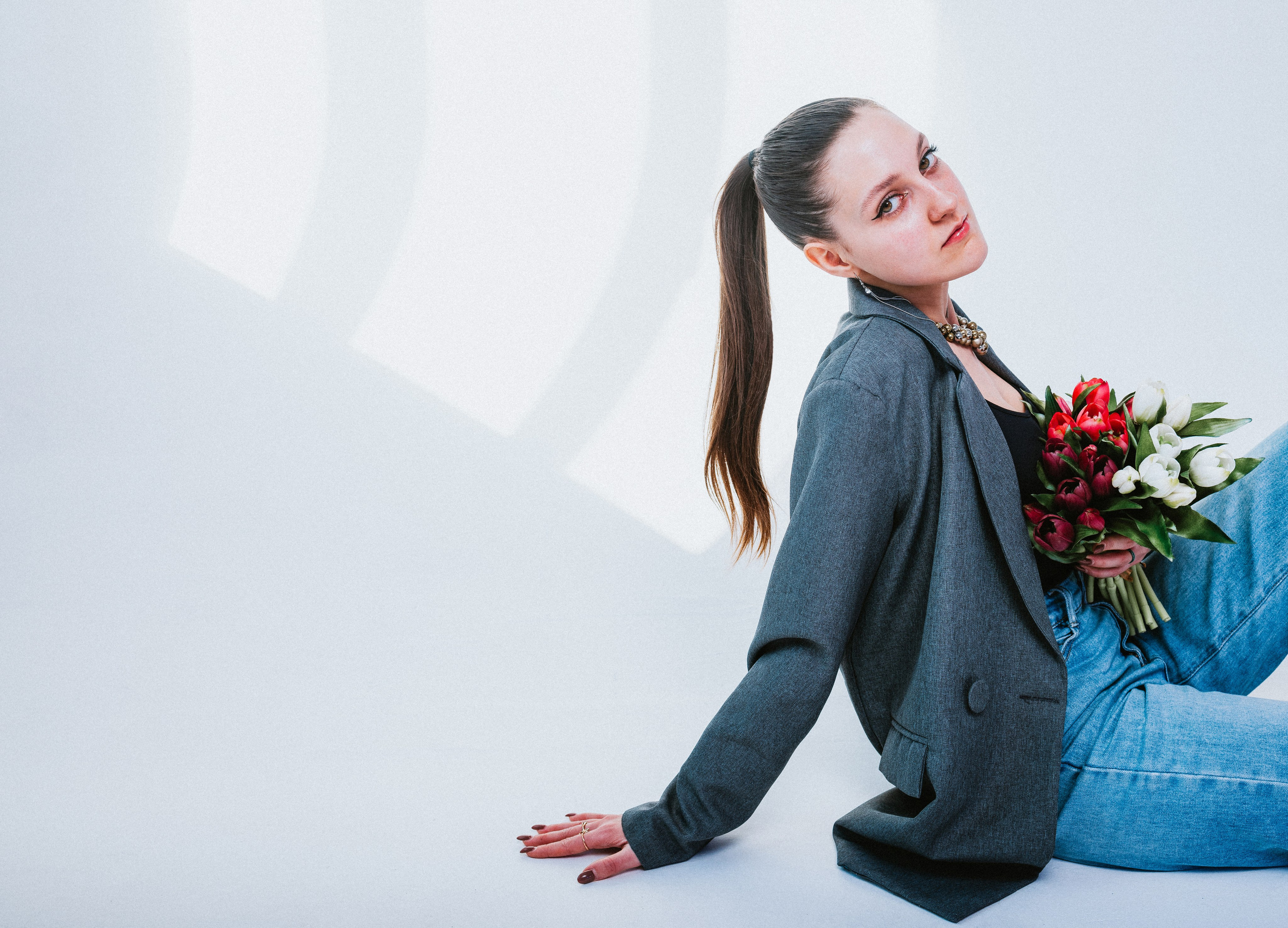 С тюльпанами. Свадебный и семейный фотограф в Рязани Датская Ксения