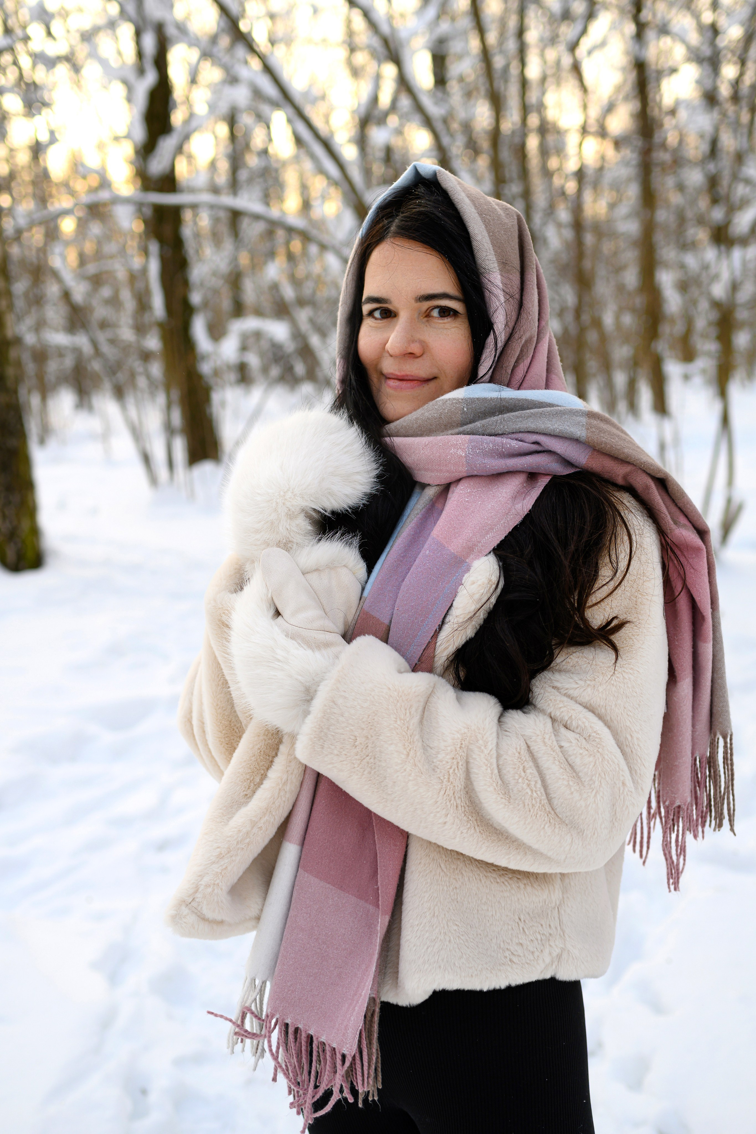 Зимние фотопрогулки. Семейный, детский фотограф в Москве Дегтярева Анастасия