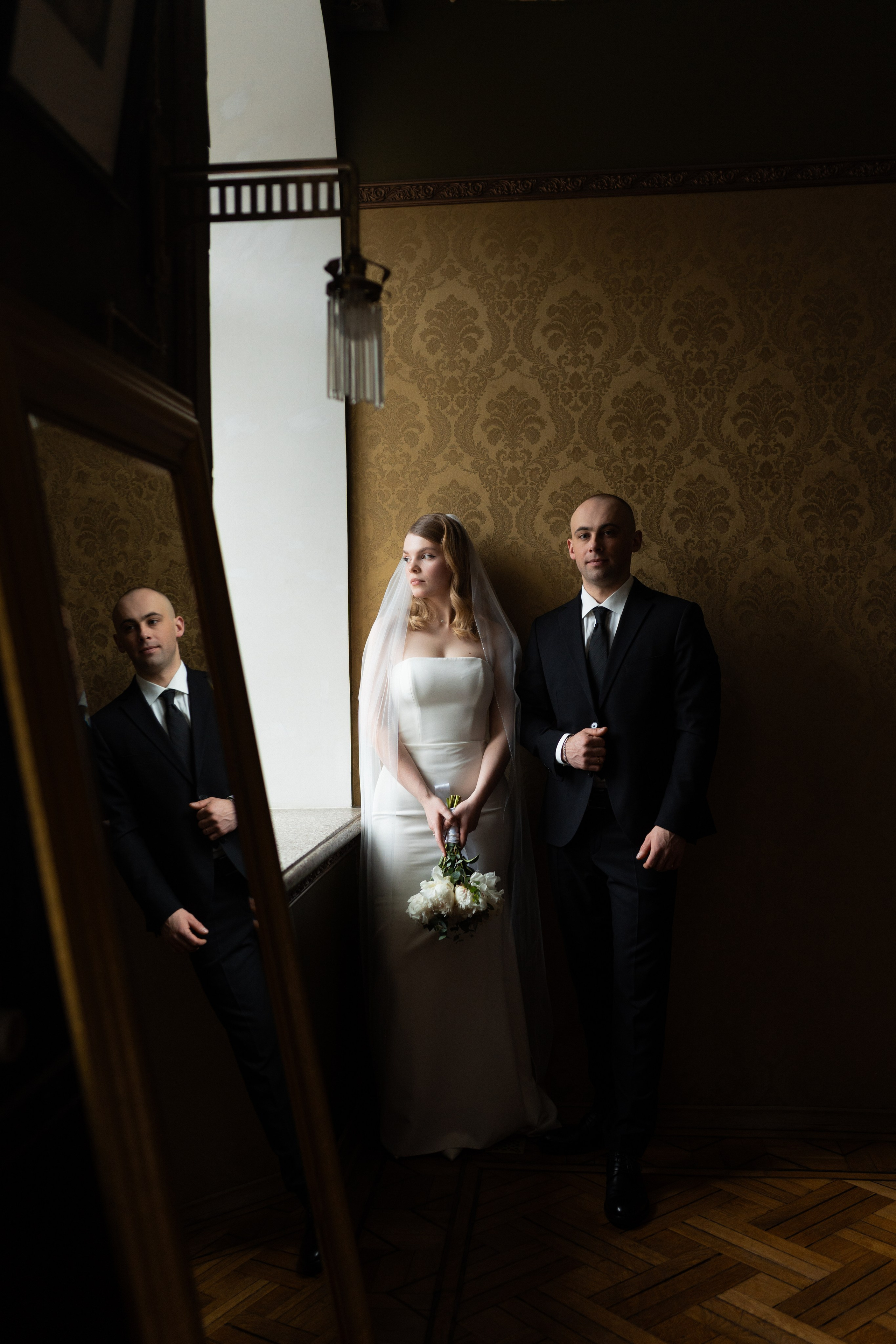 Мария и Алексей, студия 1884. Свадебный фотограф в Москве Анна Полушина