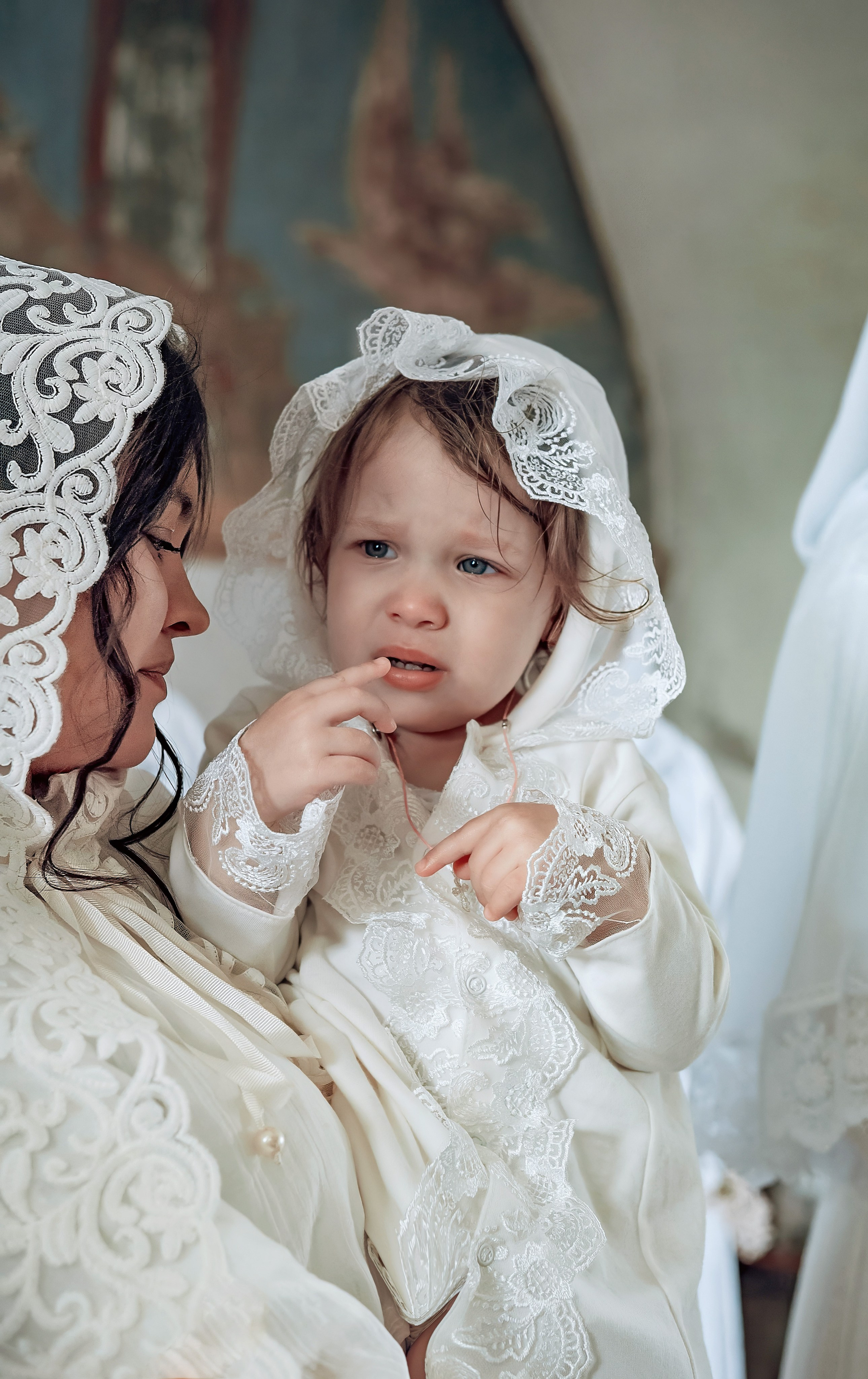 Крещение Машеньки в Свято-Троицком соборе Емельяново. Фотографы крещения/венчания  Красноярск Татьяна и Вячеслав Переваловы