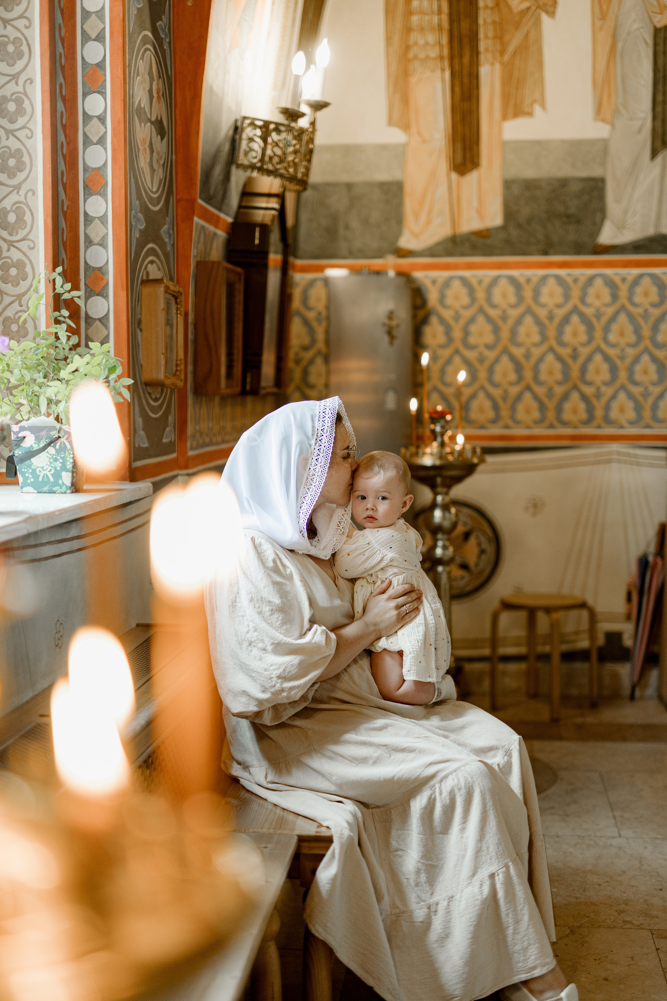 Таинство Крещения Веры. Фотограф новорождённых Newborn Москва
