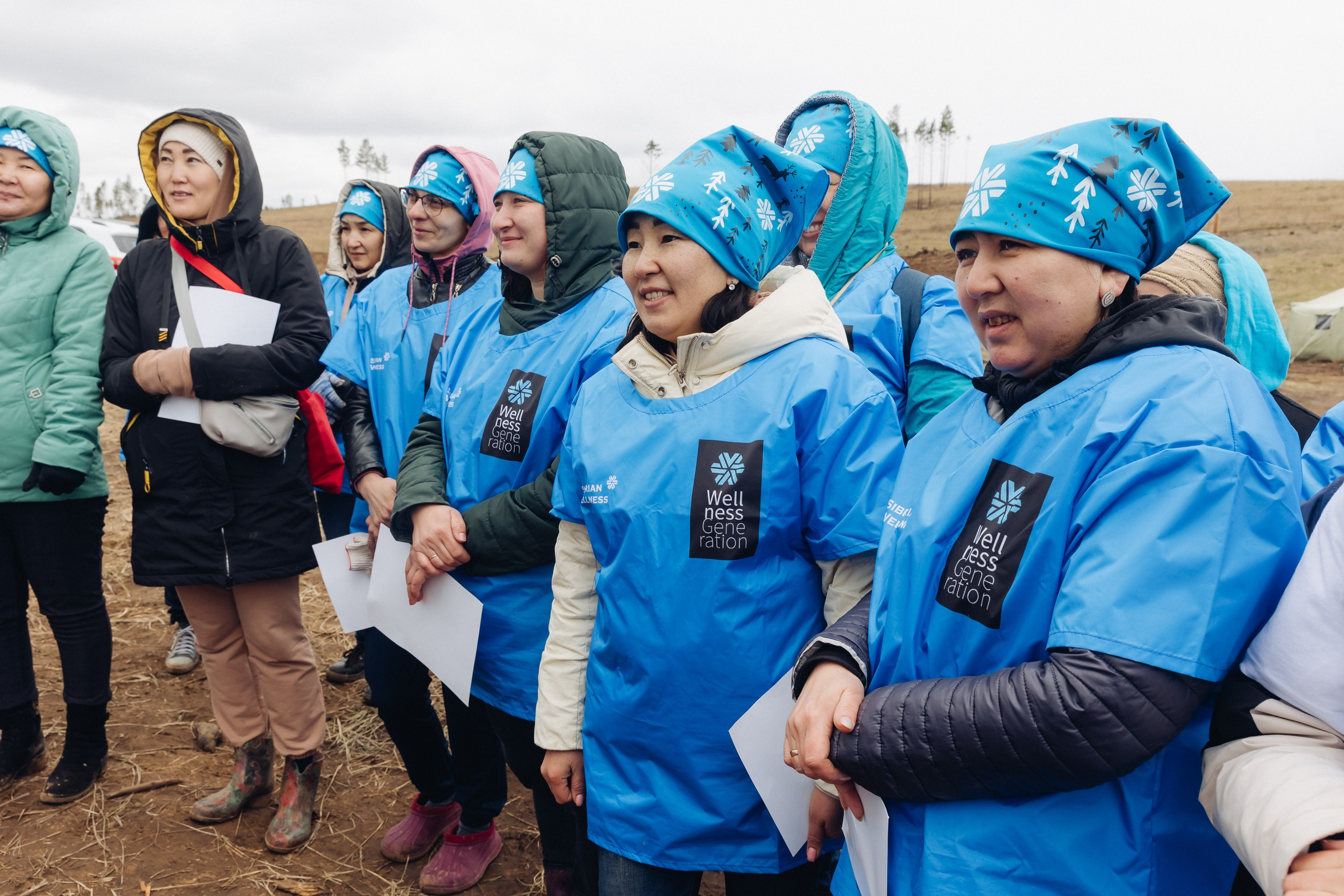 Siberian wellness. Ежегодная акция по посадке деревьев. Свадебный и семейный фотограф в Улан-Удэ
