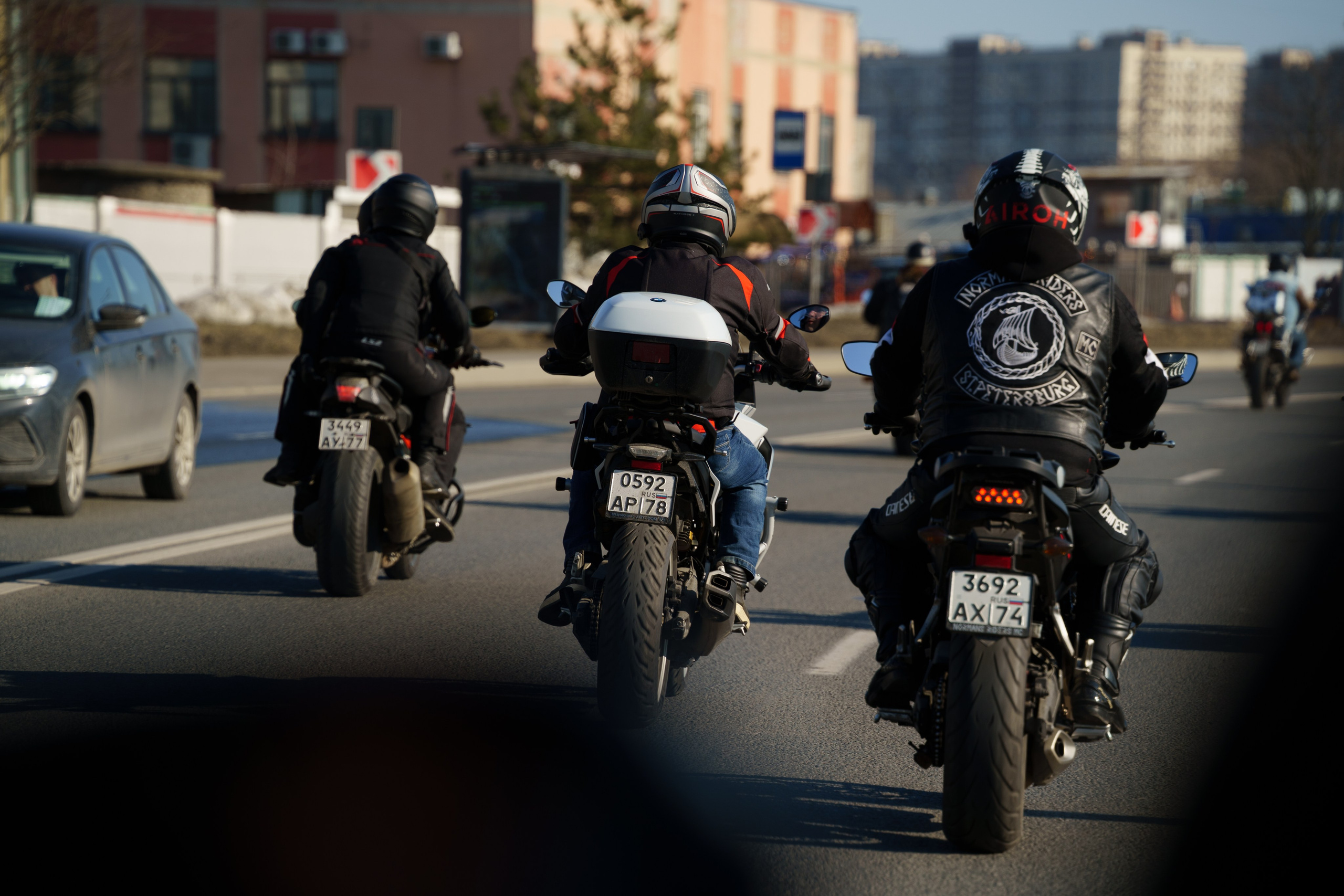 Прохват мотоклуба Norman Riders ч.1. Концертный и репортажный фотограф в Санкт-Петербурге Слава Пахомов