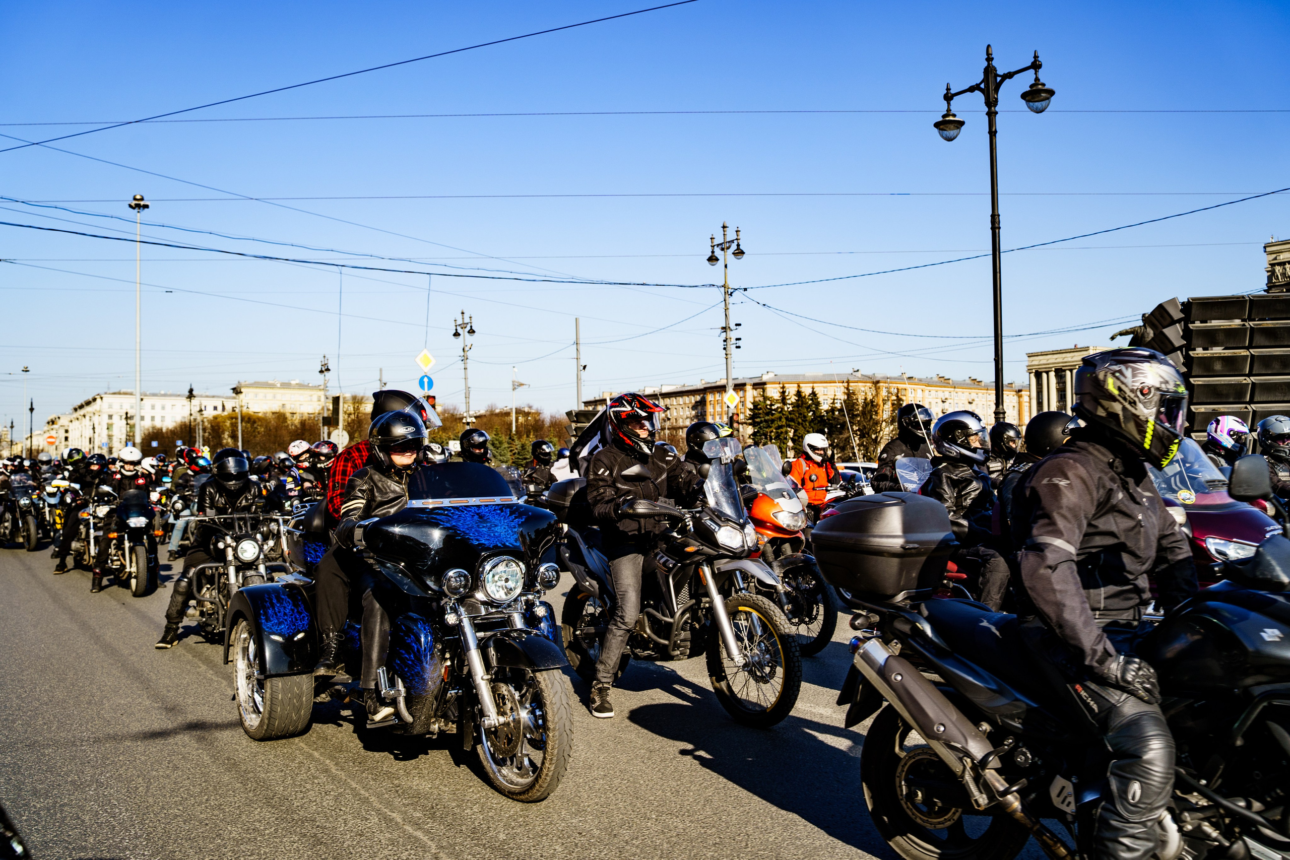 Прохват мотоклуба Norman Riders ч.1. Концертный и репортажный фотограф в Санкт-Петербурге Слава Пахомов