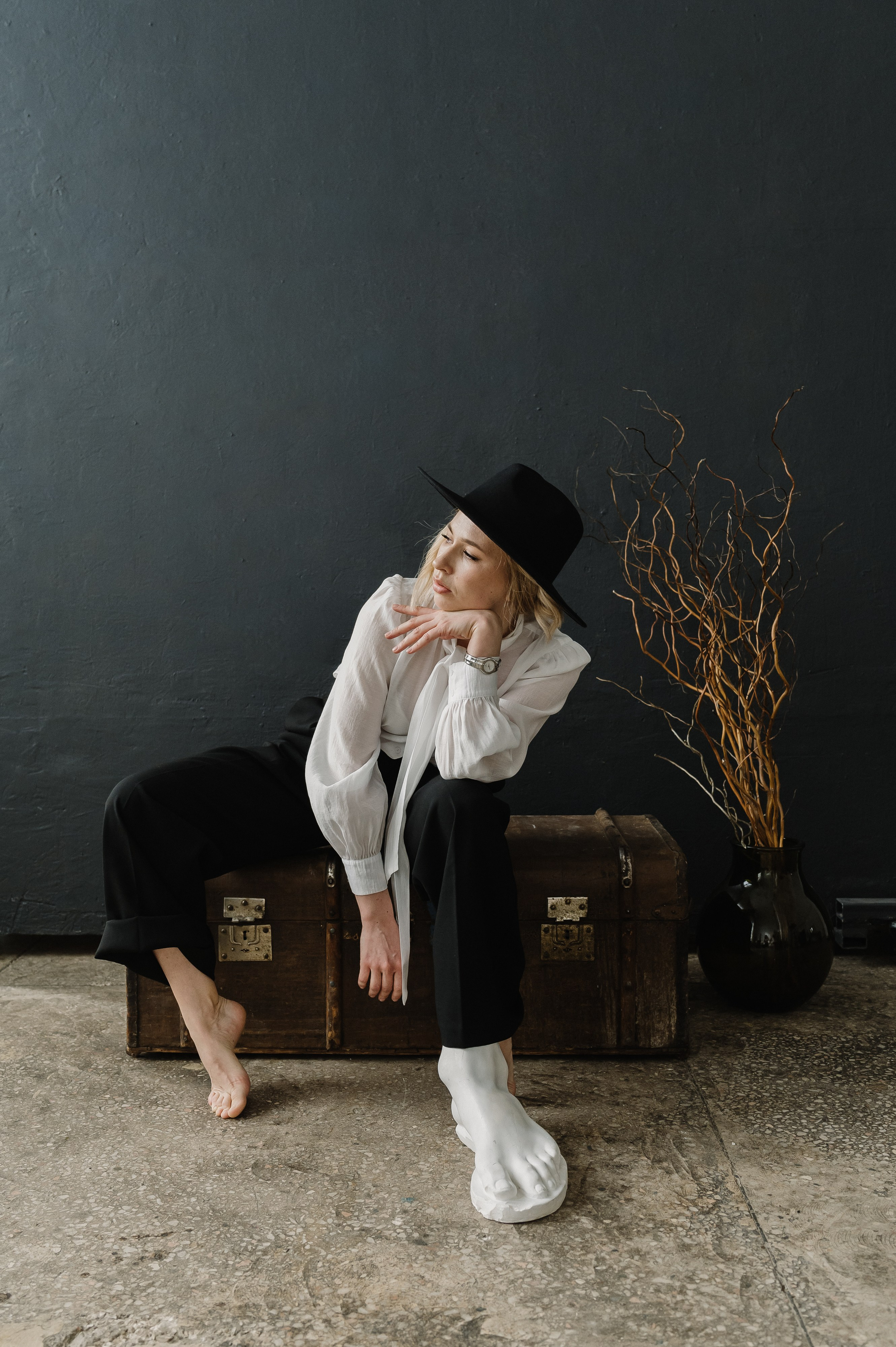 Женский образ на фотосессии