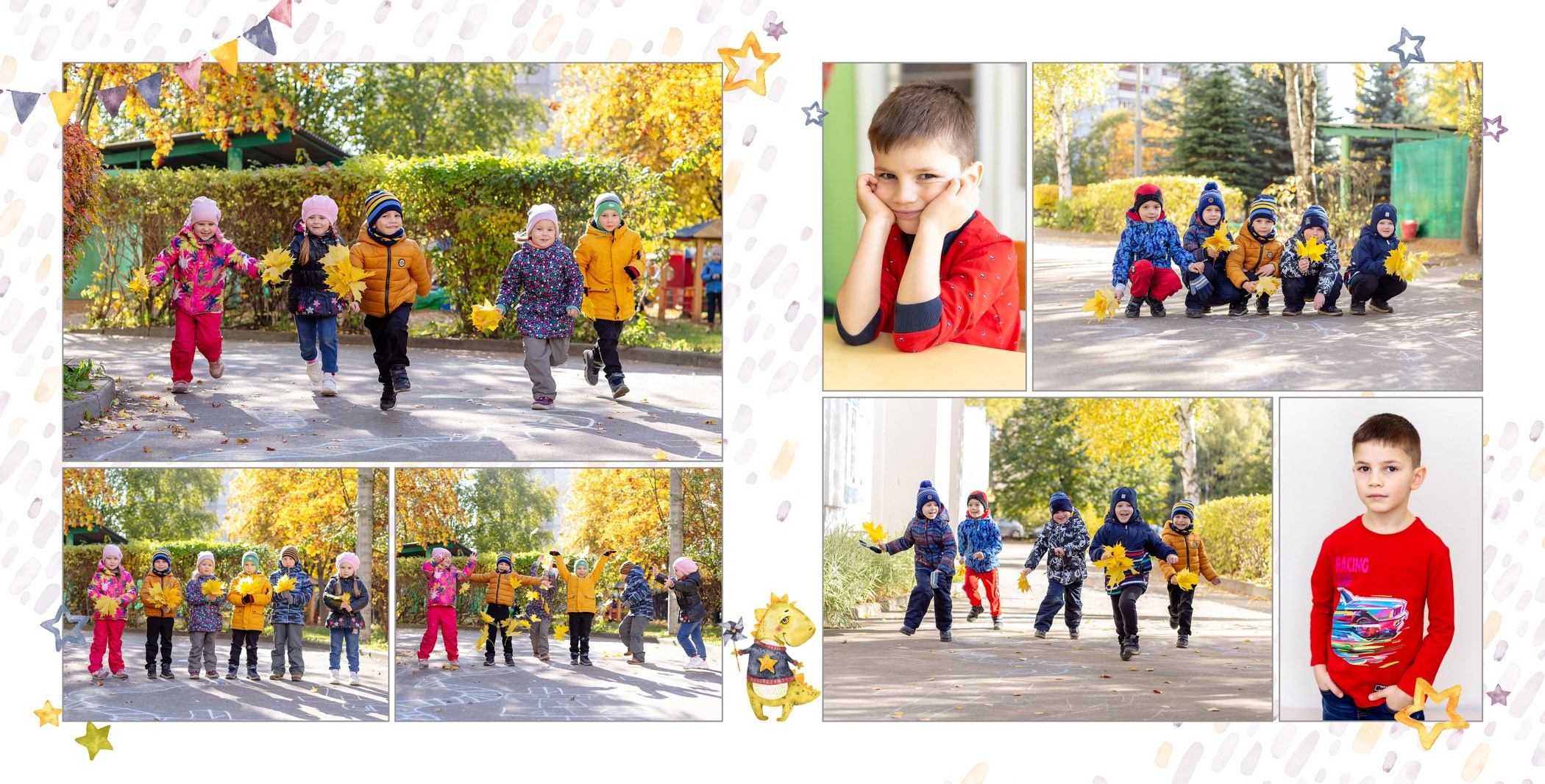 Детский сад. Годовое сопровождение + доп развороты. Школьный фотограф в Зеленограде и Москве Оксана Гусева