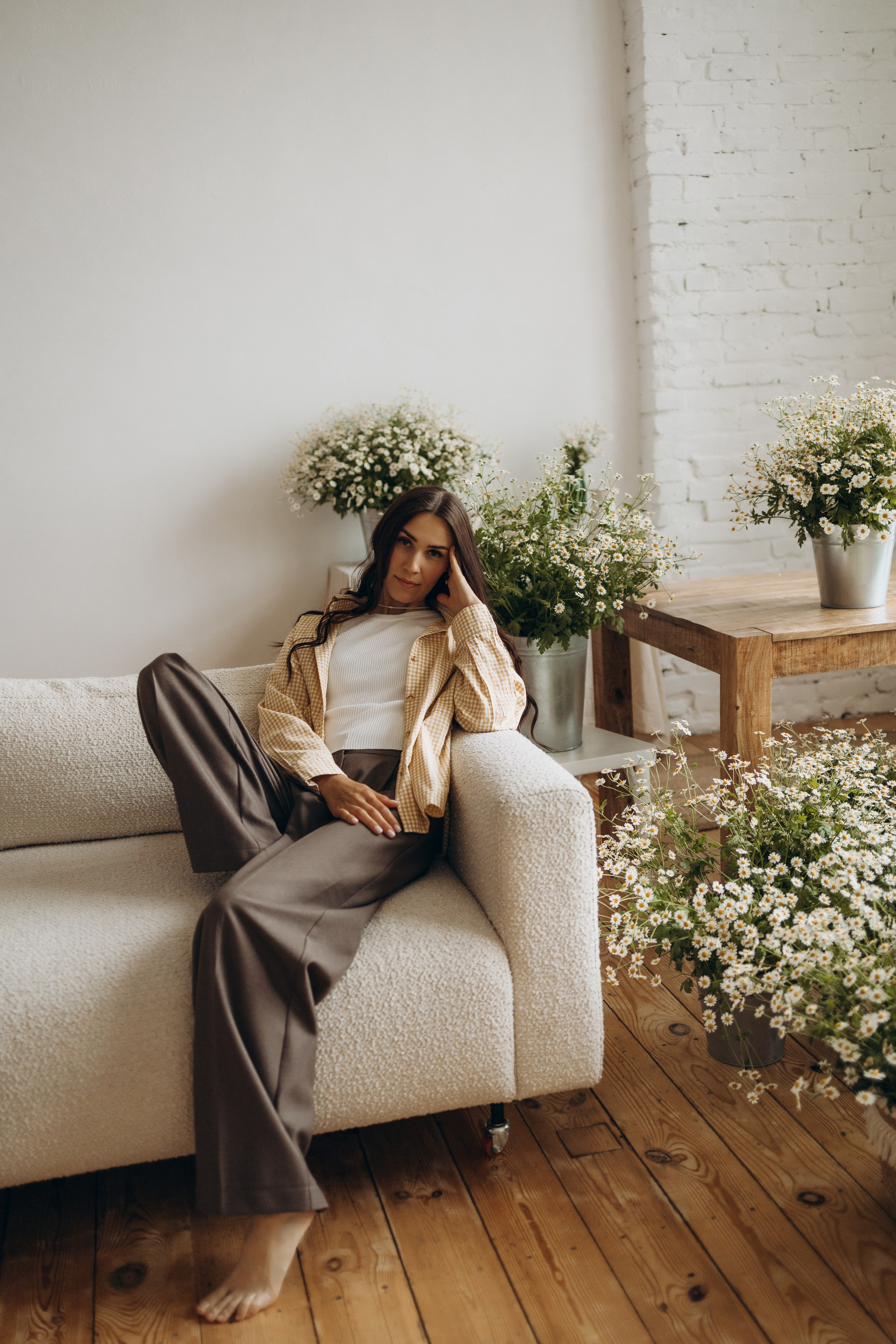 Вика ромашки. Самый теплый фотограф в Краснодаре Рябоконь Ксения