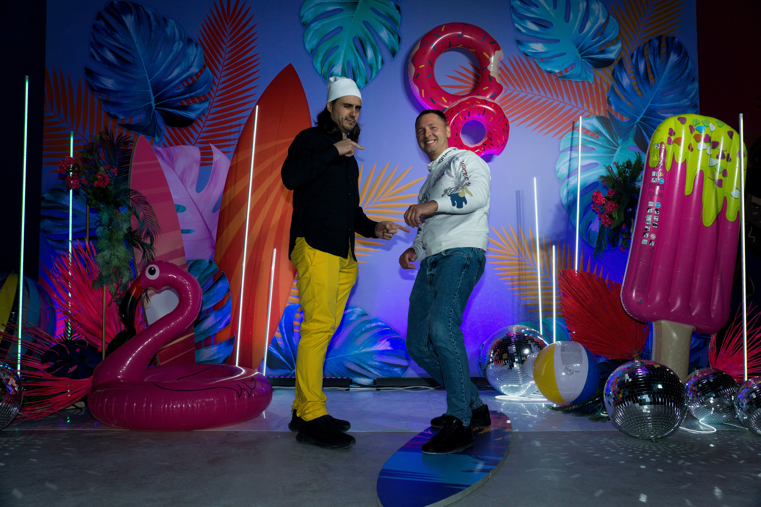 МТС корпоратив Гавайская вечеринка. Фотограф