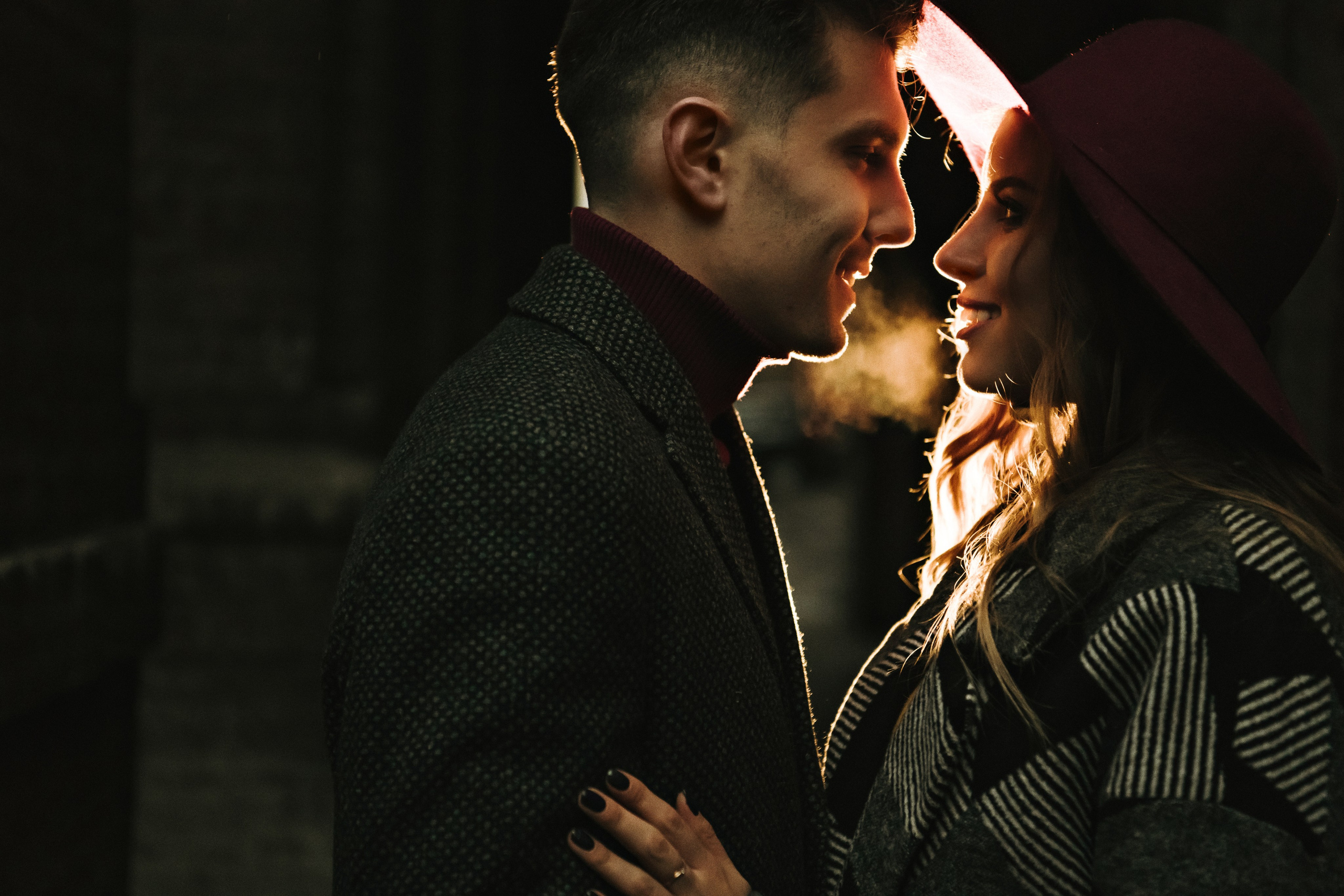 Настя и Игорь. Вечерний центр. Свадебный фотограф в Санкт-Петербурге София Шубик