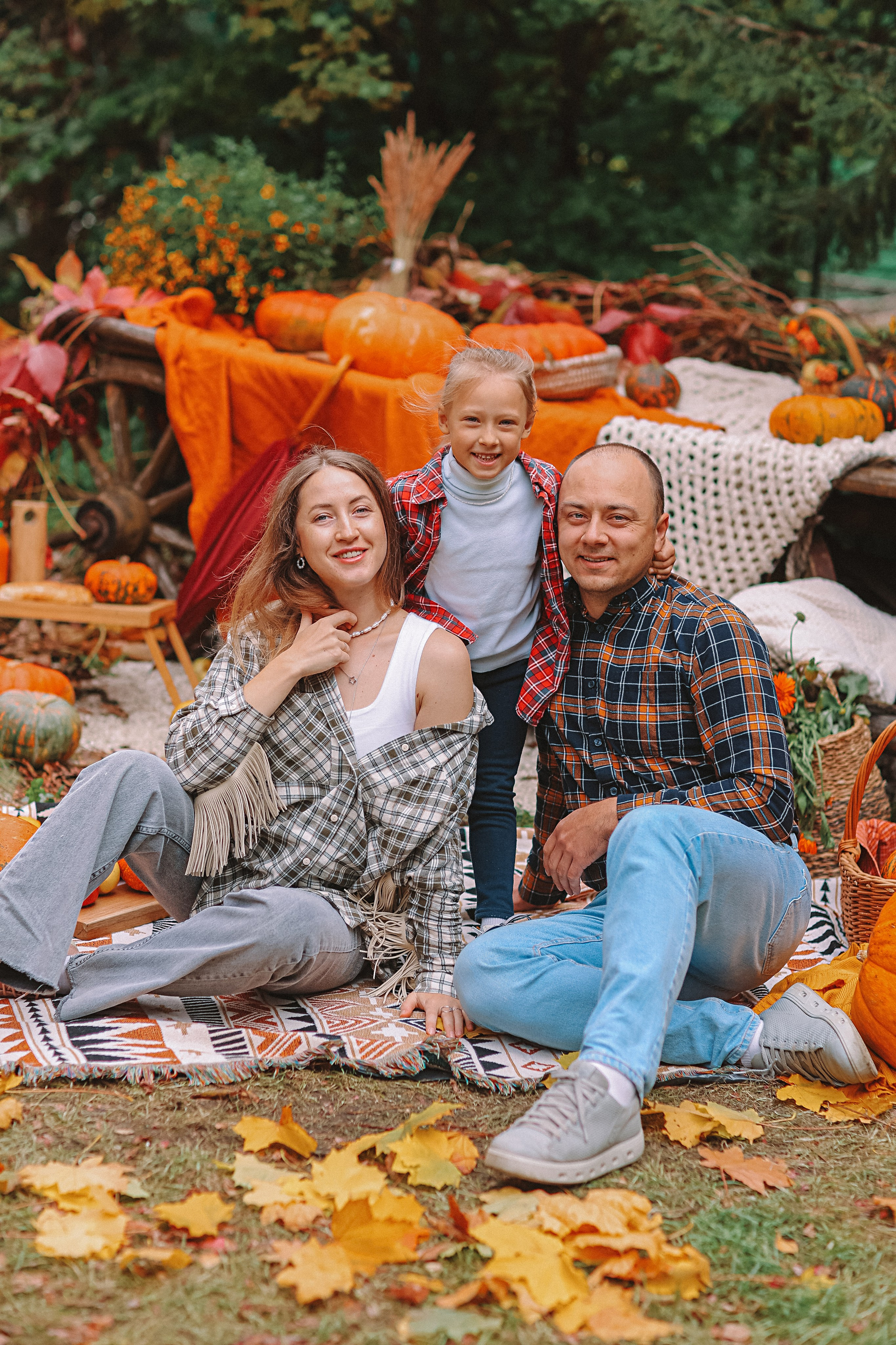 Тыквы. Семейный фотограф Тюмень, фотограф на роды Салмина Мария