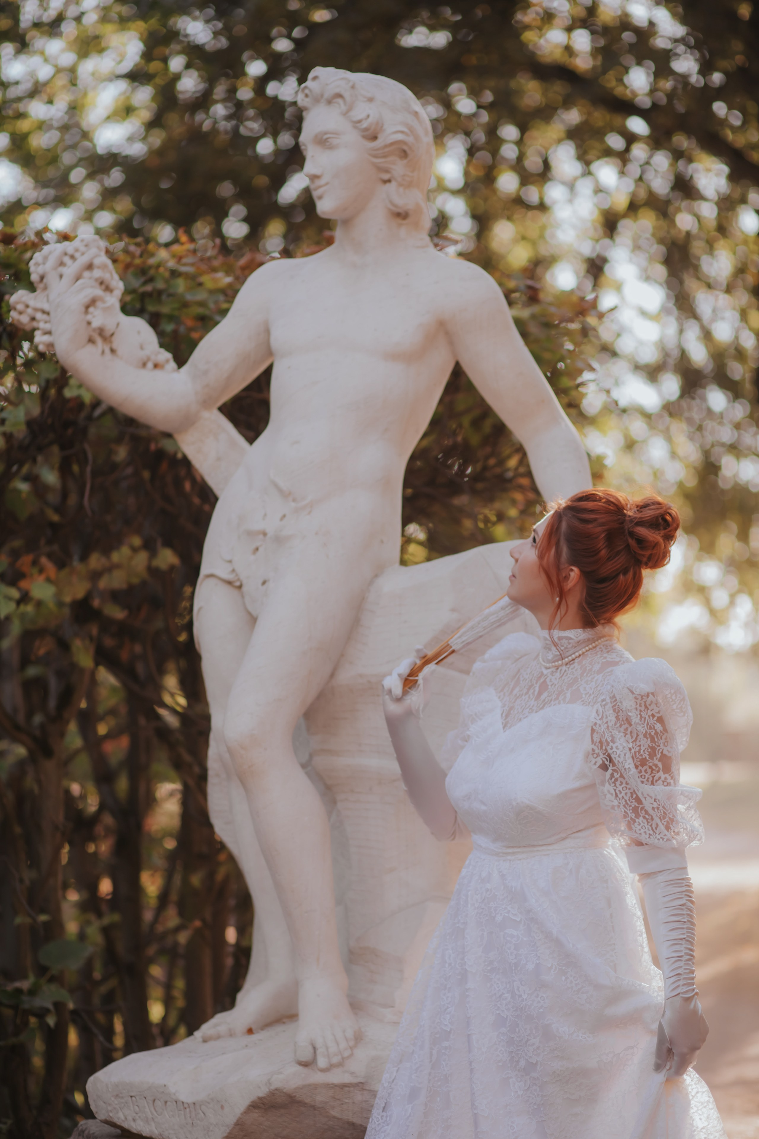 Мария. Тёплый сентябрь в Кусково. Художественная винтажная фотография