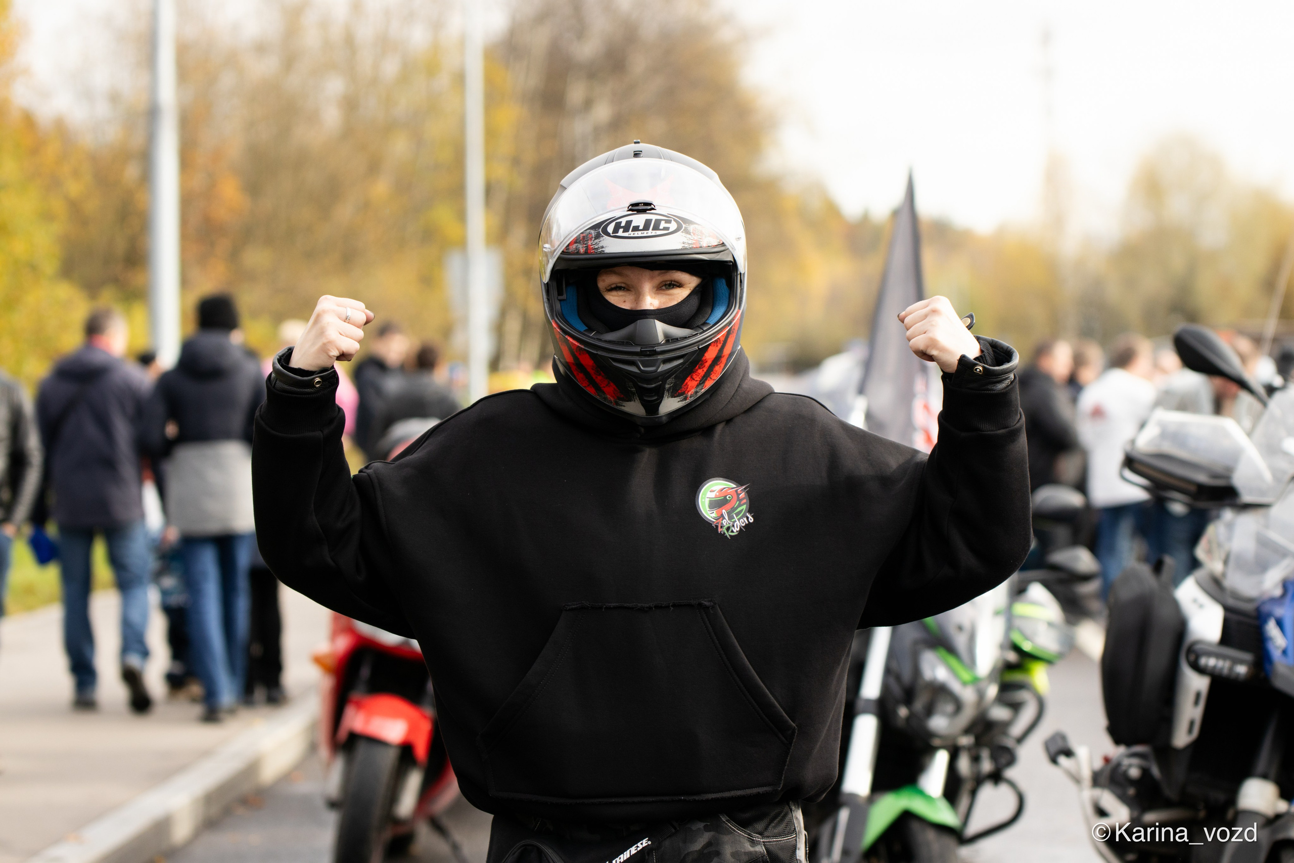 Закрытие мотосезона 2025 в Зеленограде. Репортажный фотограф в Москве и Зеленограде Karina-vozd