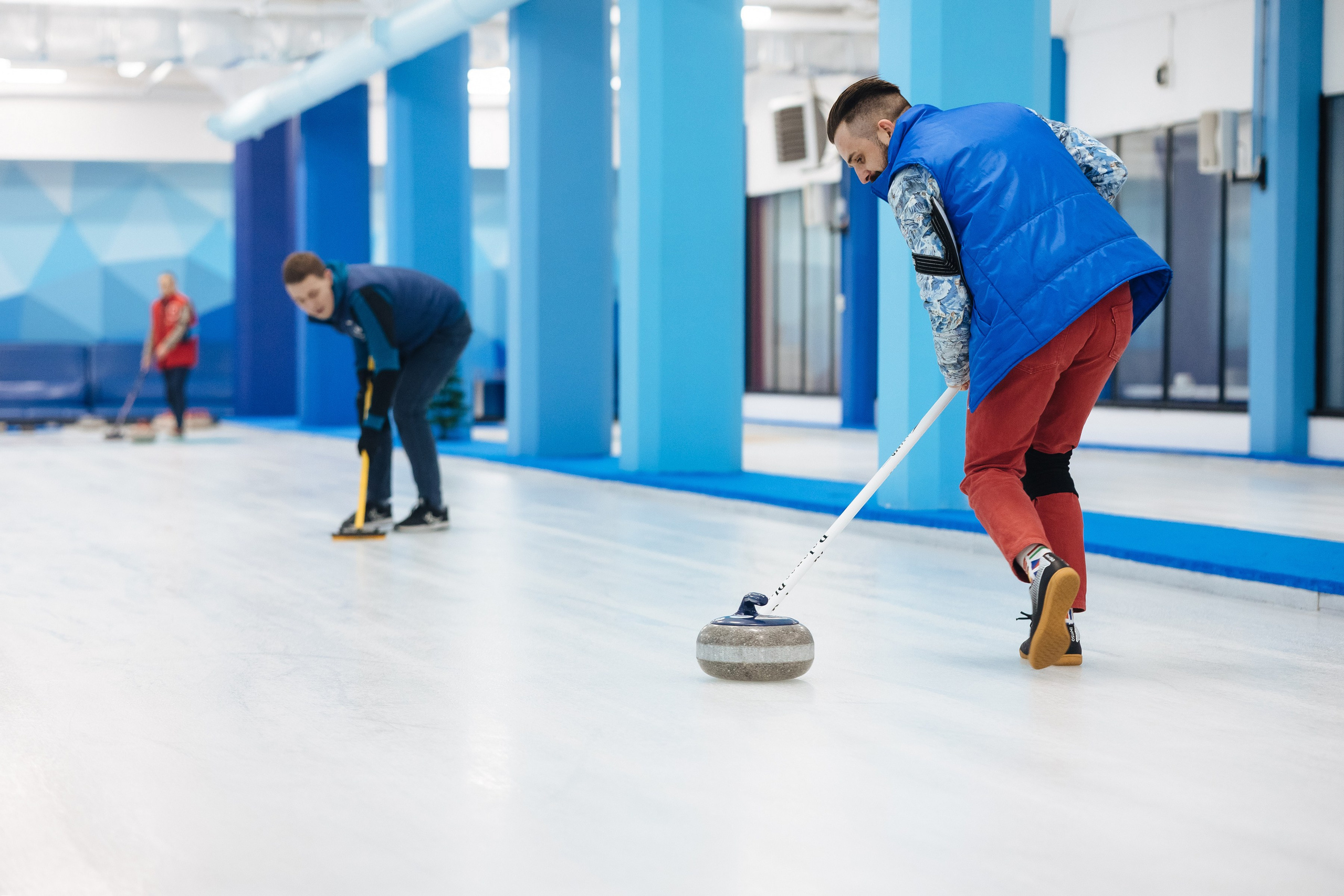 Корпоратив в кёрлинге. Свадебный и семейный фотограф Екатерина Иванова