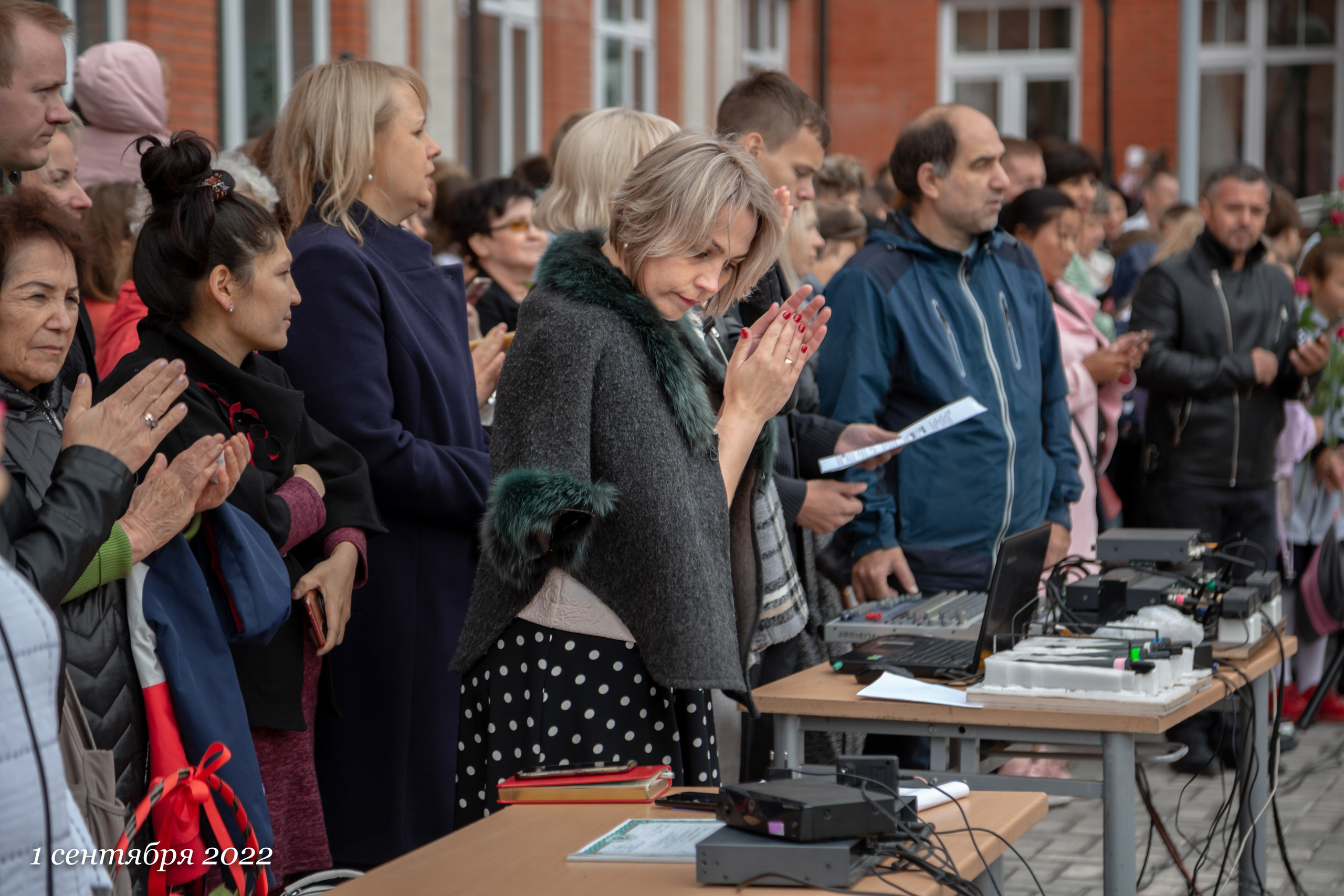 Репортаж в школе на 1 сентября. GagarinProArt