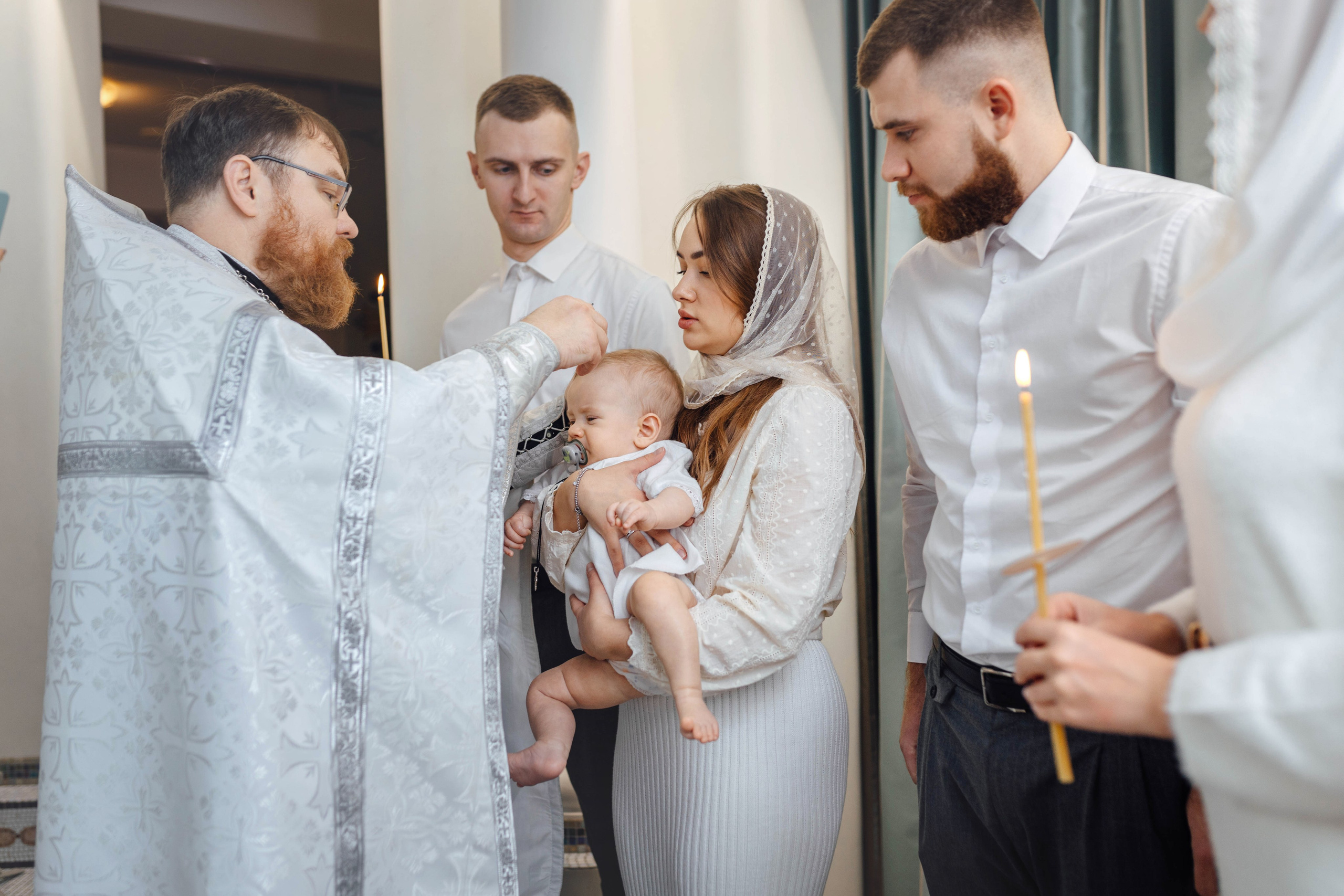 Крещение Демида, храм Святой Троицы, декабрь 2025