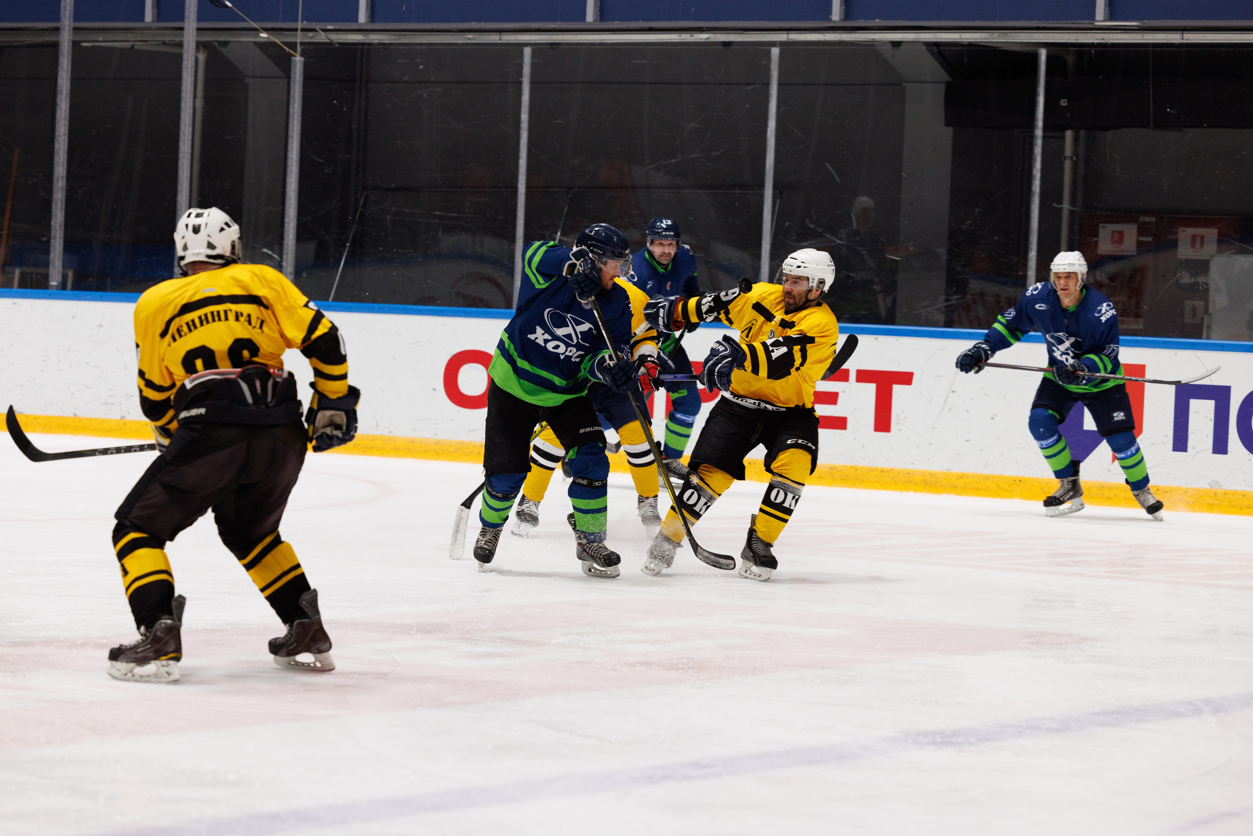 НХЛ (40+) Ижорец — Хорс 3-3. Фотограф Александр Заломаев