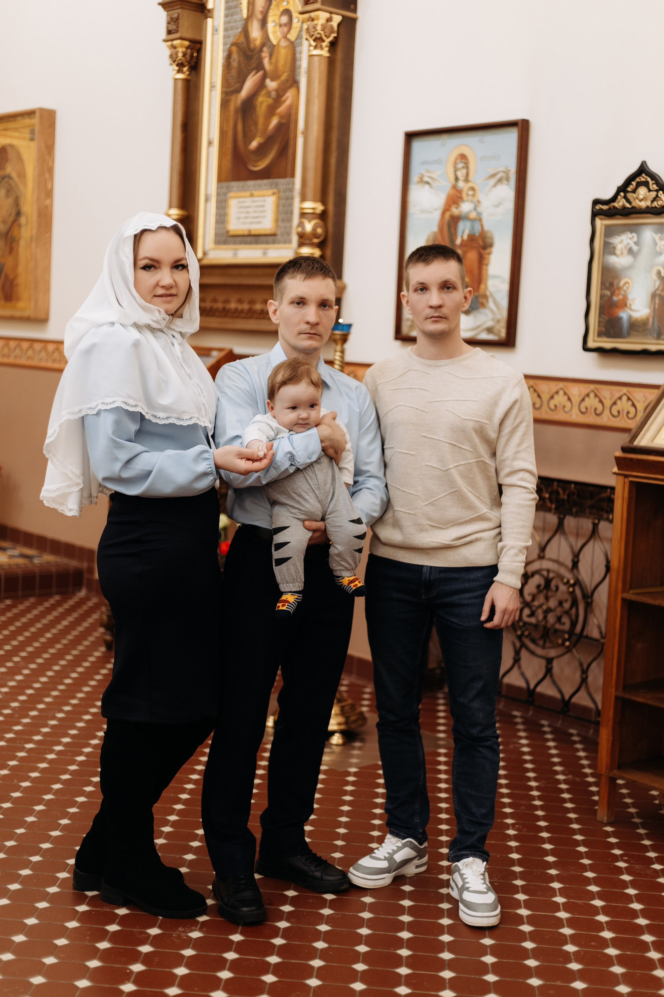 Таинство Крещения в Храме иконы Божией Матери Скоропослушницы. Семейный фотограф в Рязани и Рязанской области