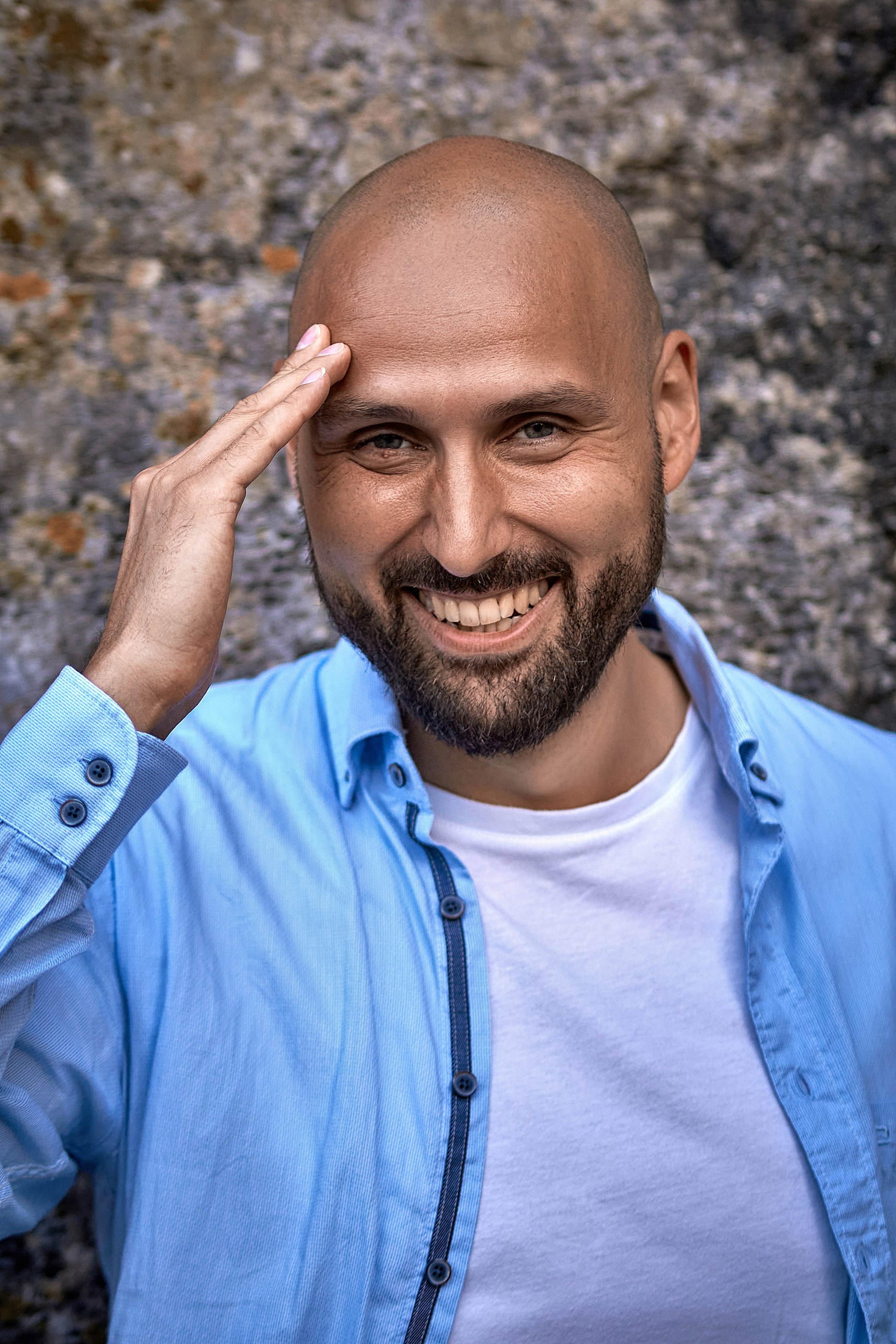 Мужской портрет для Валентина, Будва