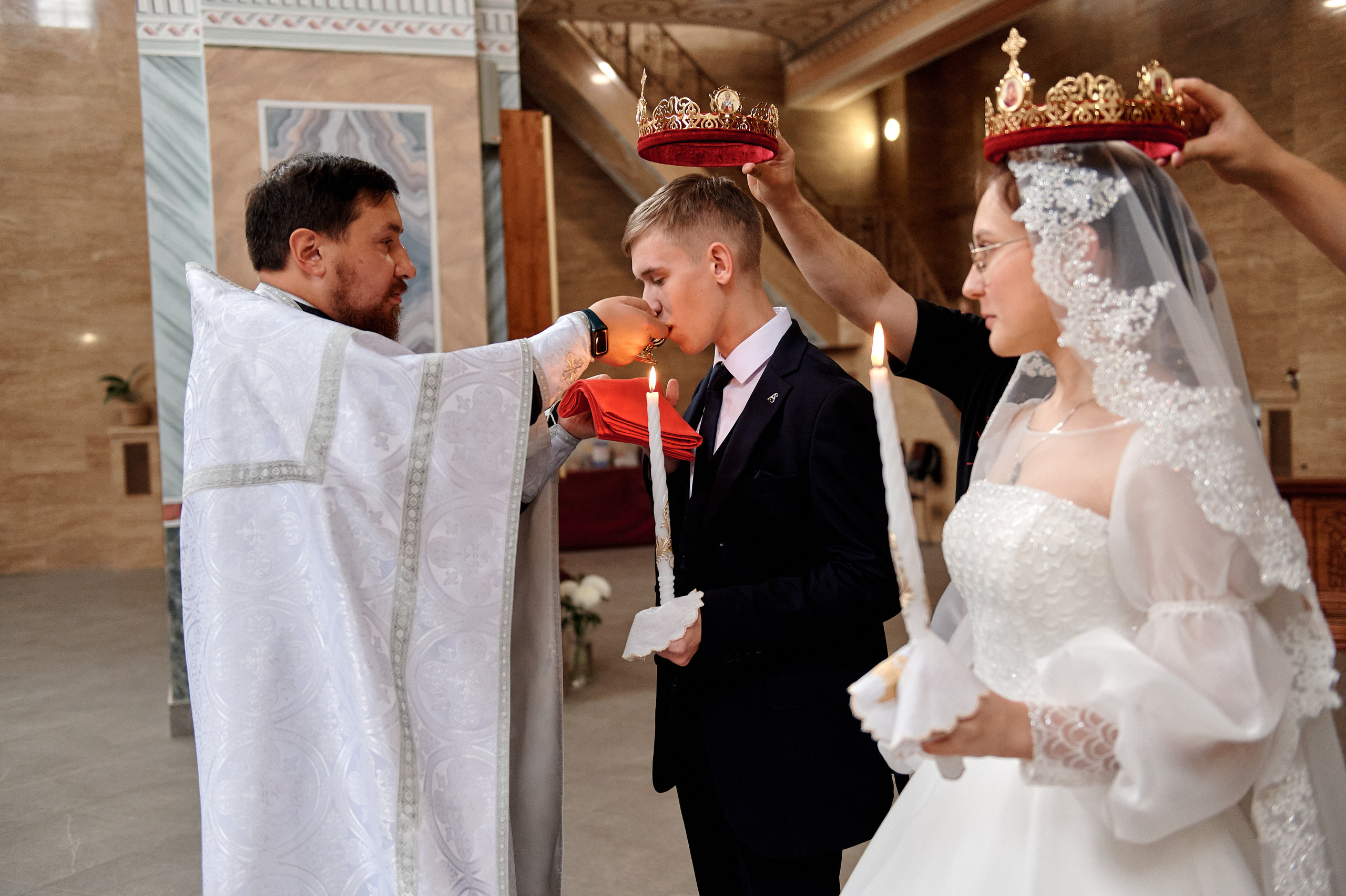 Венчание Артёма и Ксении. Семейный и детский фотограф в г. Ногинске Ангелина Хасанова