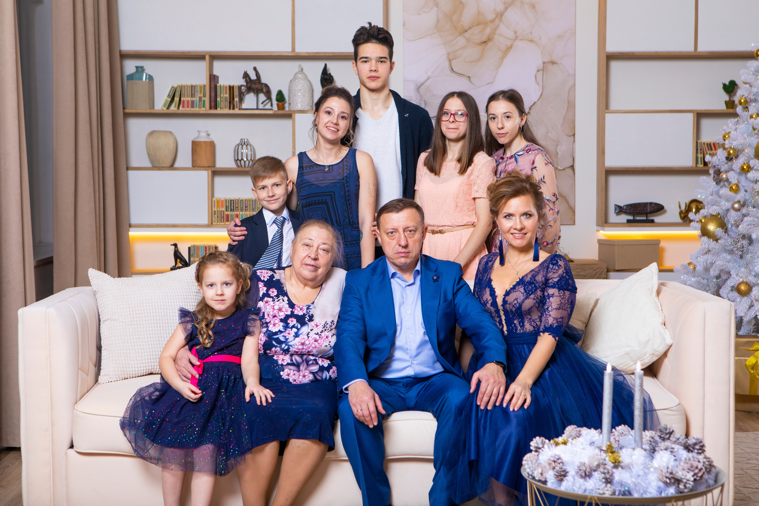 Семейные Съёмки в студии. ФОТОХУДОЖНИК