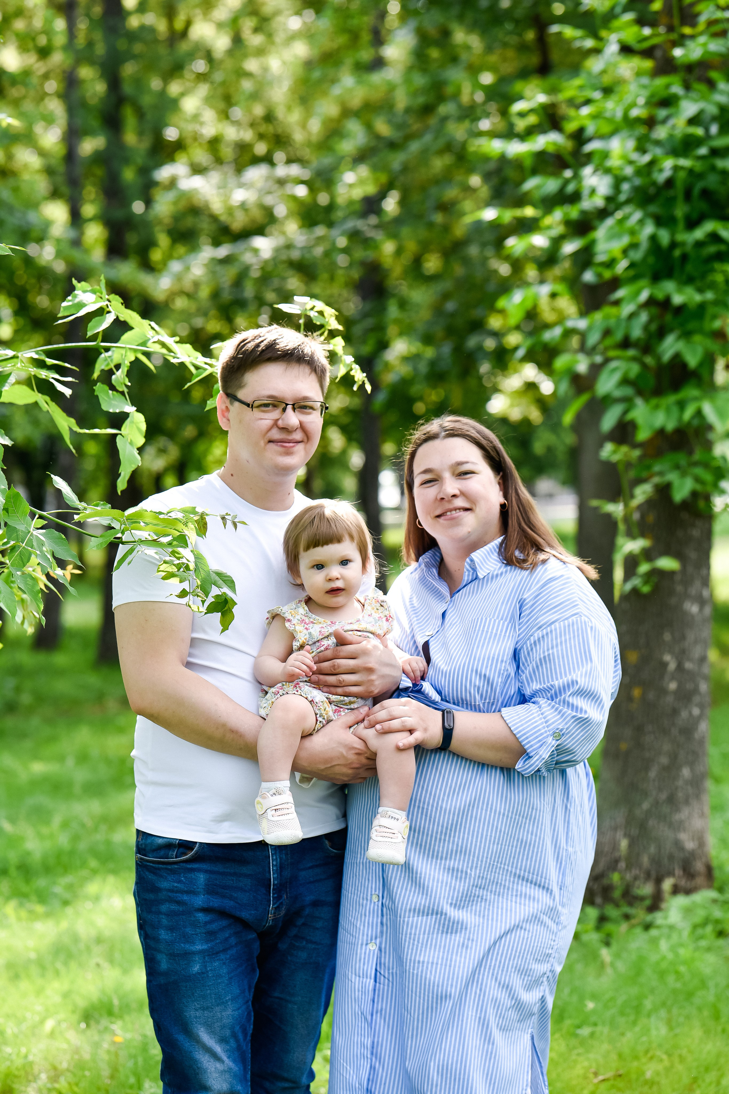 Семья Натальи, Сергея и Машеньки